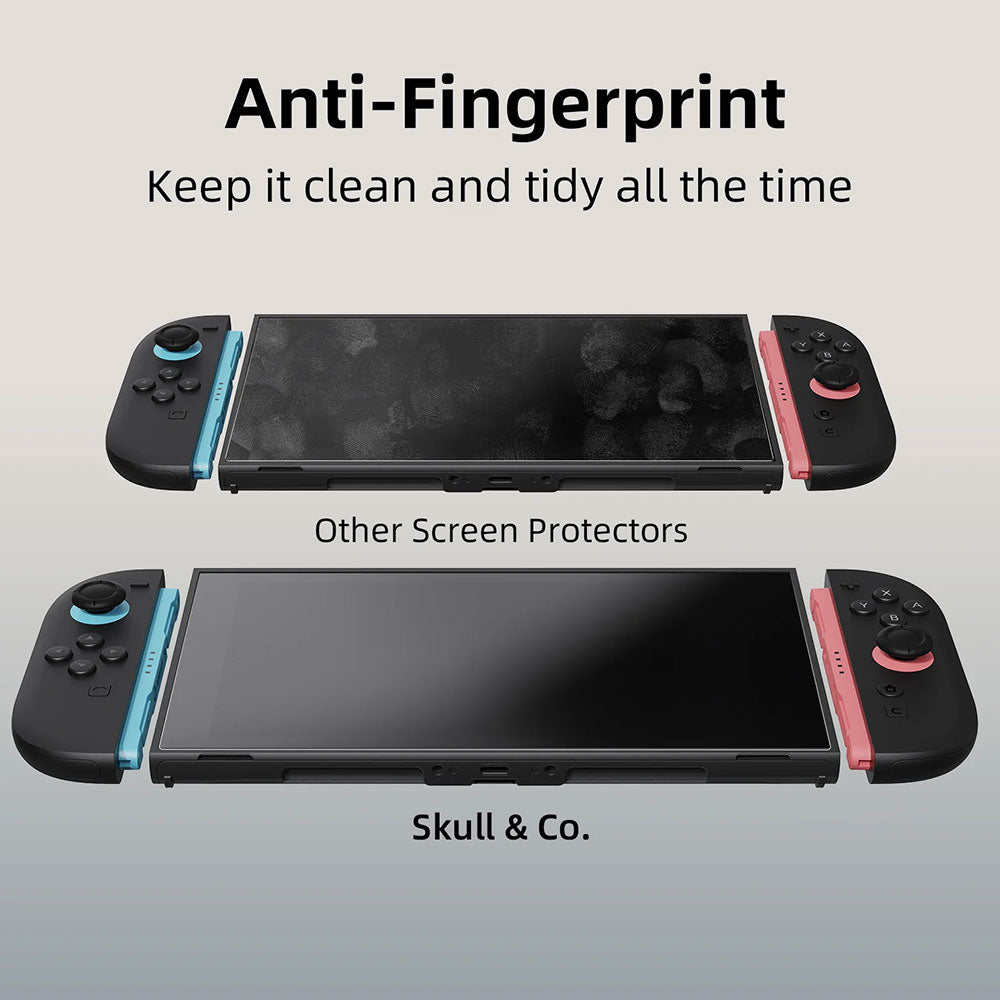 Savage Raven by Skull & Co. Anti-Glare Matte Screen Protector with Easy Install Positioner for Nintendo Switch 2 - 2 Pack - Perfect for Gaming at Home or On-The-Go