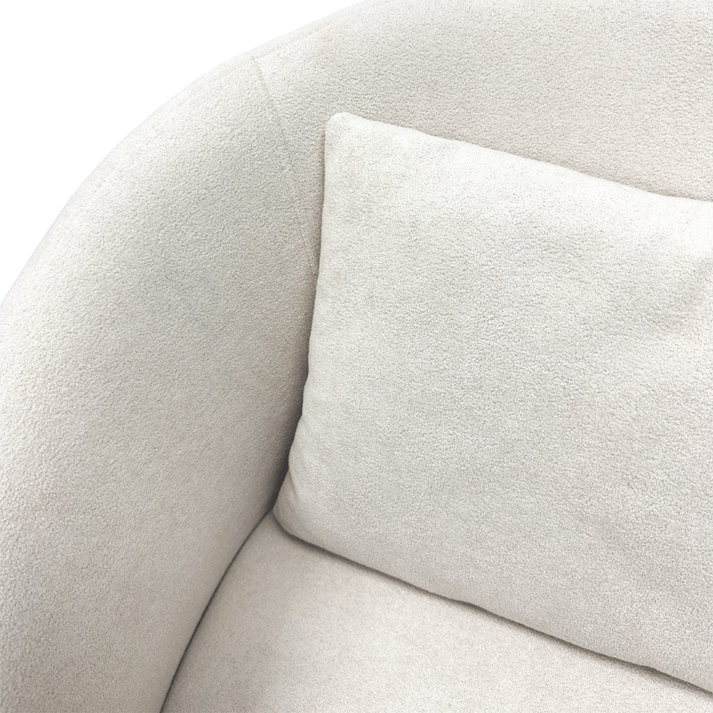 Royal Comfort Royce Armchair - Modern Upholstered Lounge Chair for Living Room, Bedroom & Office - Premium Fabric & Sturdy Wood Frame - Perfect for Relaxing, Reading & Entertaining