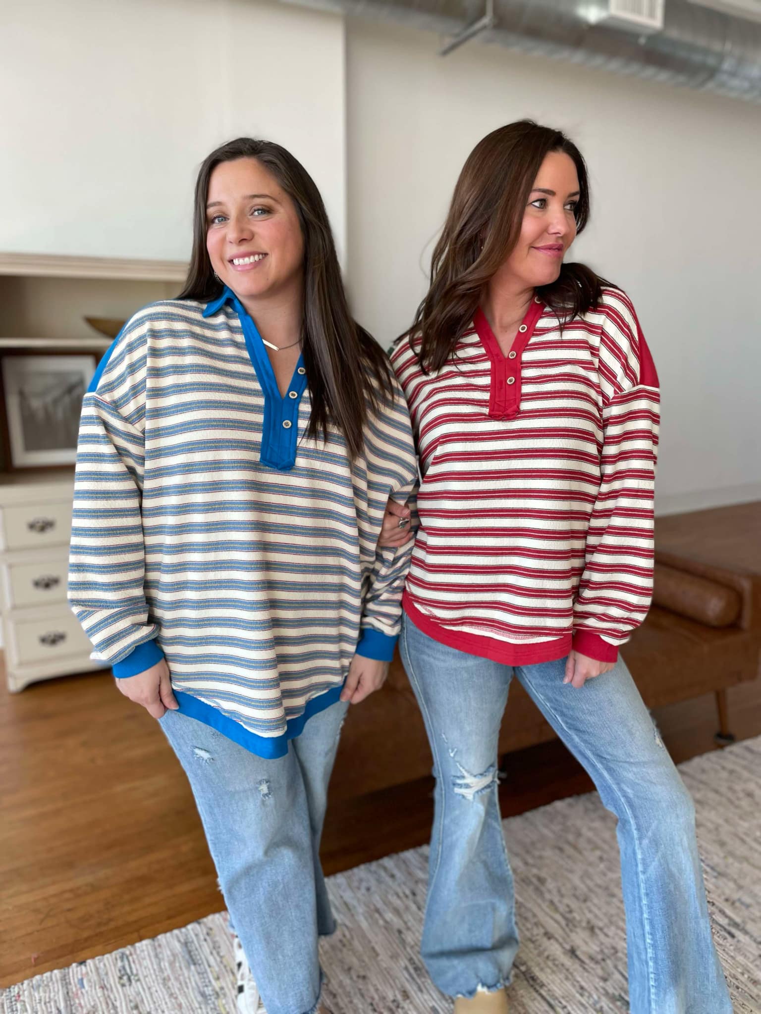 PREORDER: Beyond the Sea Striped Top - 3 Color Options for Women | Casual & Beachwear Fashion | Perfect for Summer Outfits & Vacations
