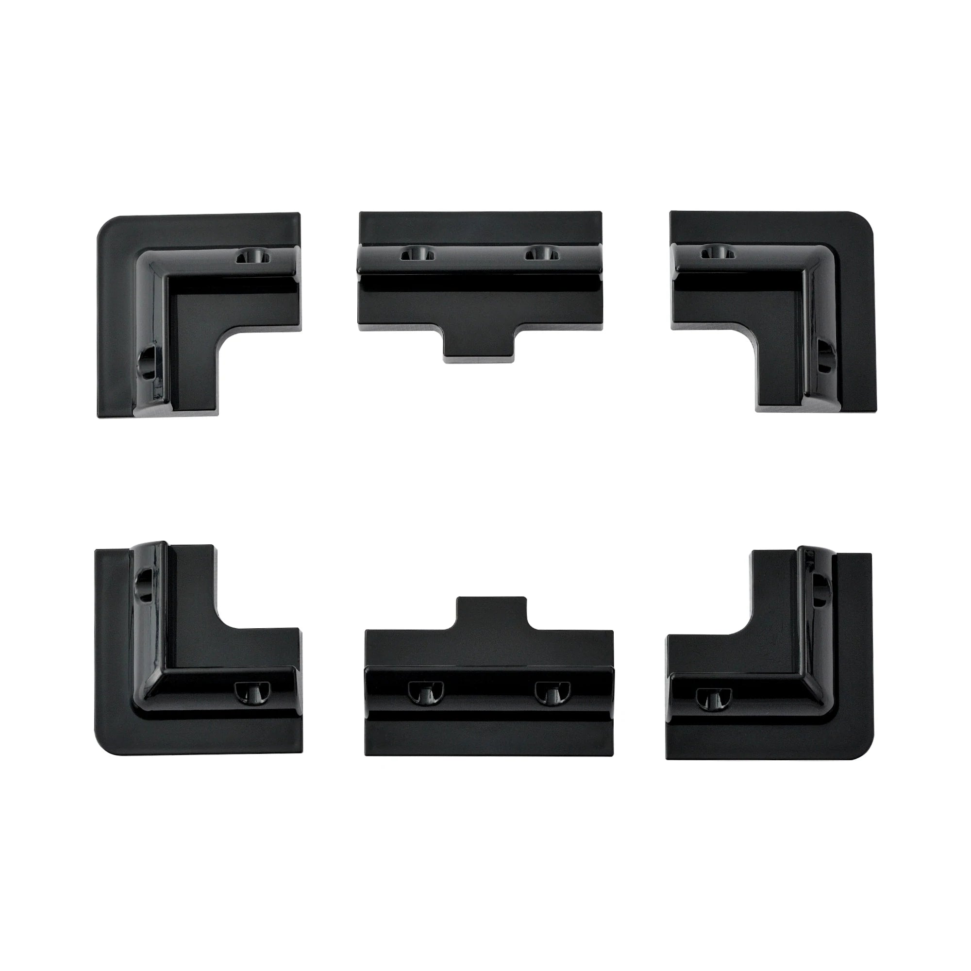 Rich Solar Corner Bracket Mount Set of 6 - Heavy Duty Aluminum Solar Panel Mounting Brackets for RV, Boat & Off-Grid Systems - Perfect for Solar Panel Installation & Secure Mounting