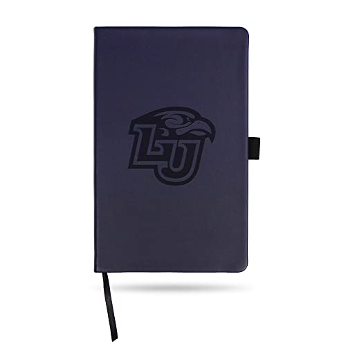 NCAA Liberty Flames Navy Laser Engraved Small Notebook - 8.25