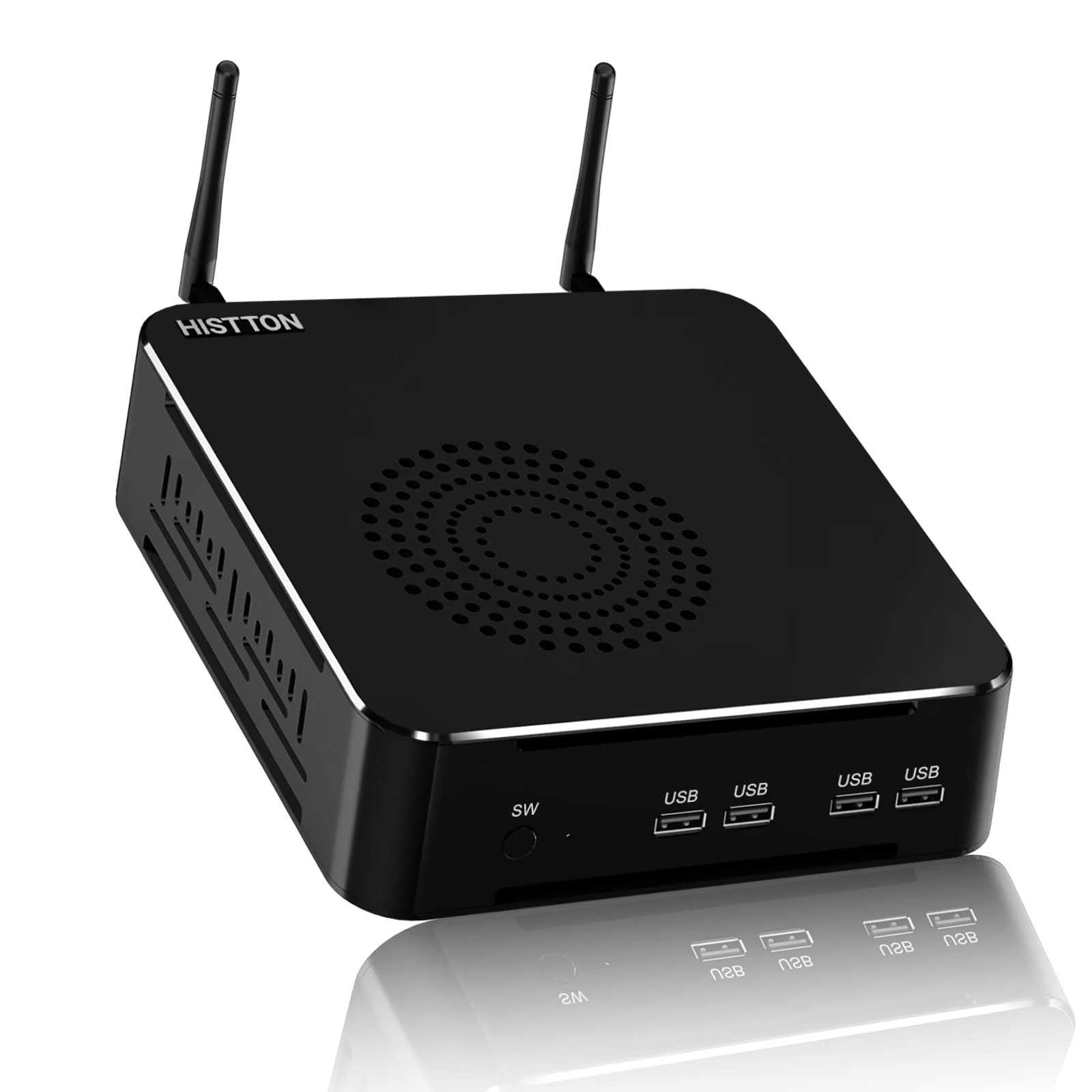 HISTTON Mini Desktop Micro PC - Intel Core i5-11400 Processor, 16GB RAM 512GB SSD, Gigabit Ethernet, HDMI, USB Ports, BT 5.1, WiFi, Windows 11 - Compact Office Computer for Home & Business Use