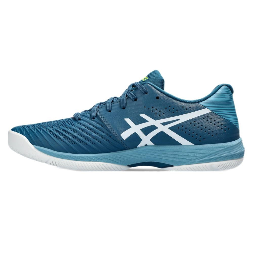 ASICS Solution Swift FF Men's Tennis Shoes - Lightweight Performance Court Shoes for Men in Teal/White | Perfect for Competitive Matches & Training Sessions