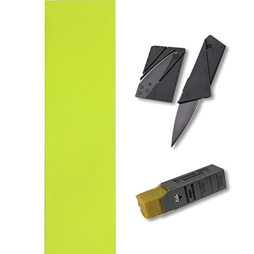 Jessup Skateboard Grip Tape - Neon Yellow 9