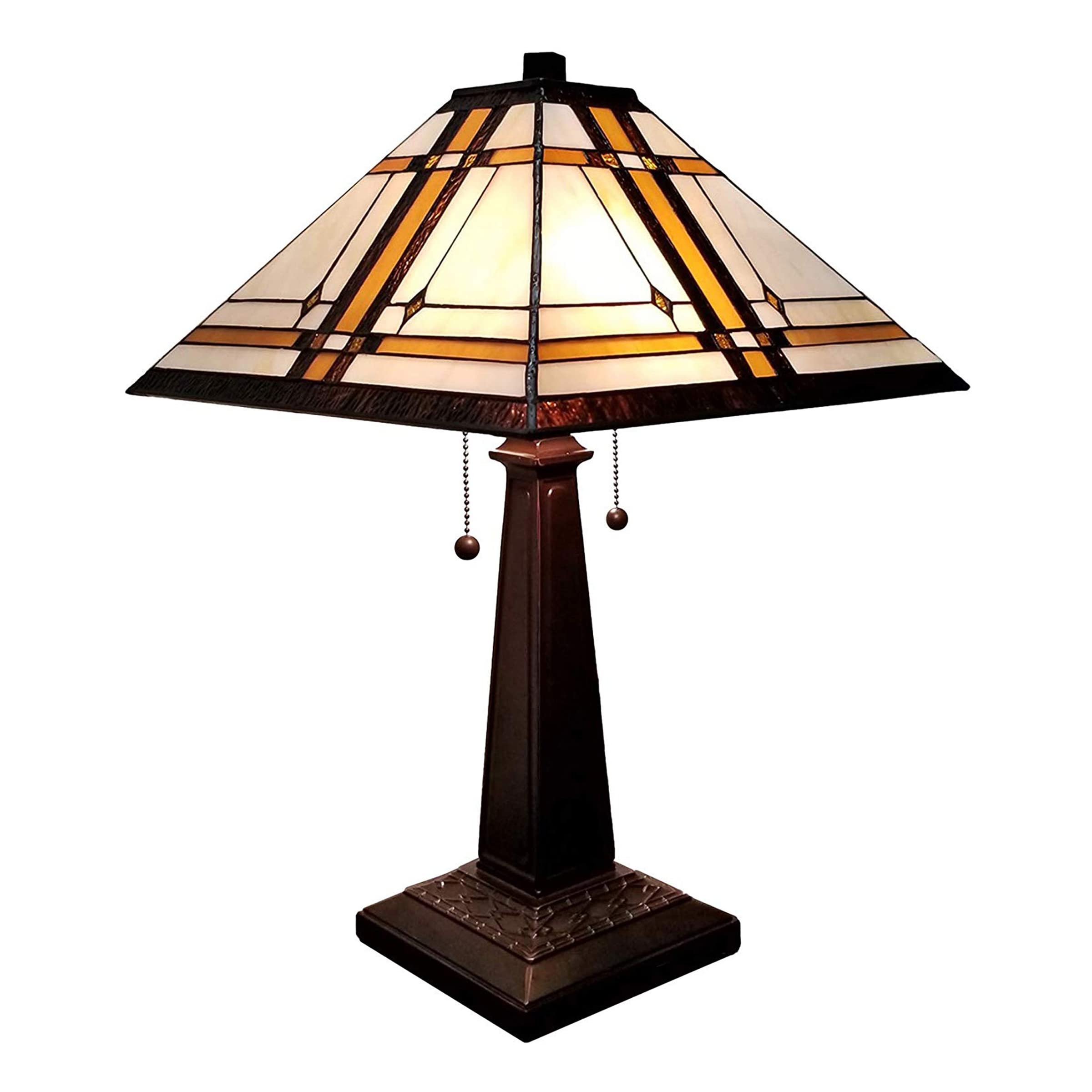 Amora Vintage Tiffany Table Lamp - 23