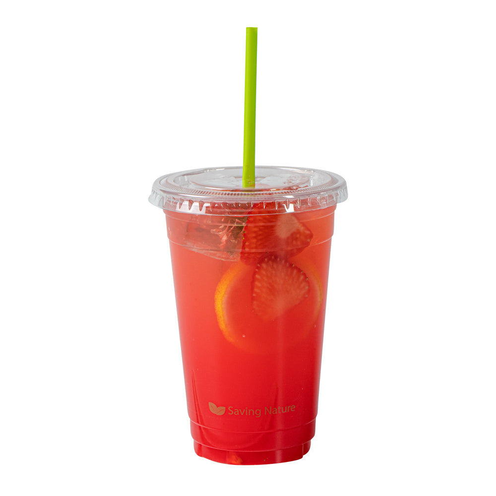 Eco-Friendly Compostable PLA/PBAT Plastic Straws - 8 1/4