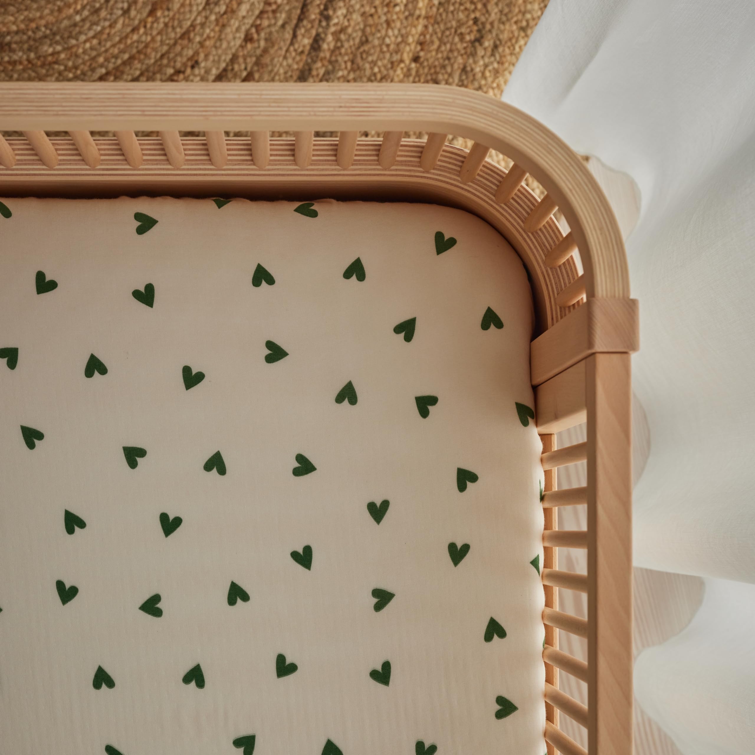 Organic Cotton Mini Crib Sheet 24