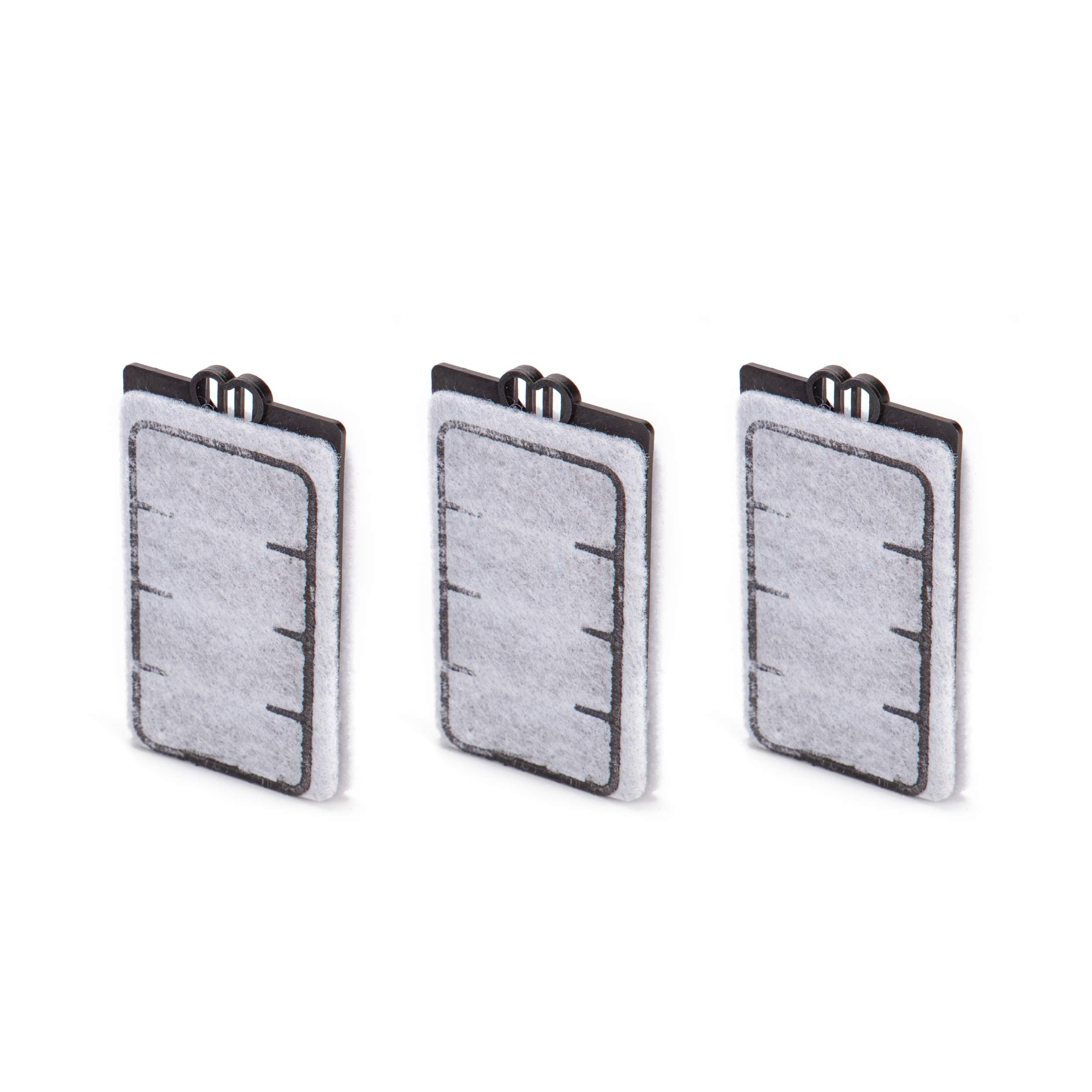 Turtle Filter for Small Tanks - Low Water Level Submersible Aquarium Filter for Reptiles, Amphibians, Fish, Shrimp, Frogs & Crabs (200L/H) with 3 Replacement Cartridges - Perfect for Terrariums, Aquatic Habitats & Nano Tanks