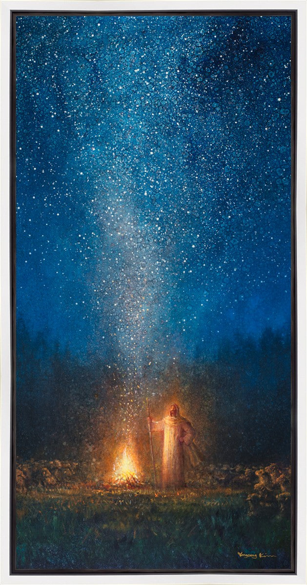 He Will Protect Us Gallery Wrap Canvas - Religious Home Decor, Inspirational Christian Wall Art for Living Room, Bedroom & Office