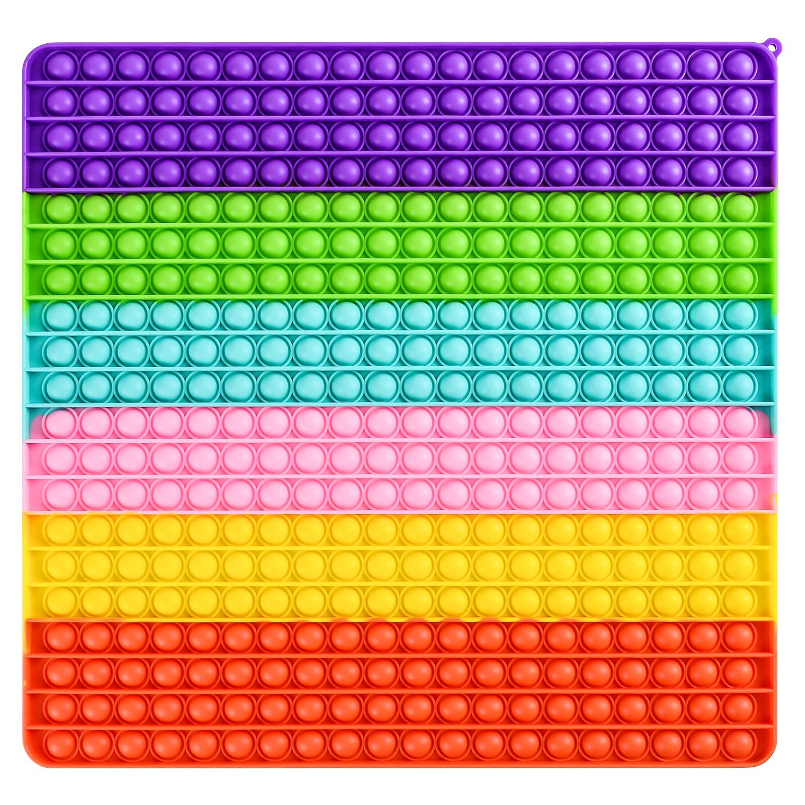 400-Piece Big Pop Fidget Toy Set - Large Tie-Dye Silicone Push Bubble Sensory Game for Stress Relief | Anxiety & ADHD Relief for Kids & Adults | Perfect for Office, Classroom, Travel & Home Use