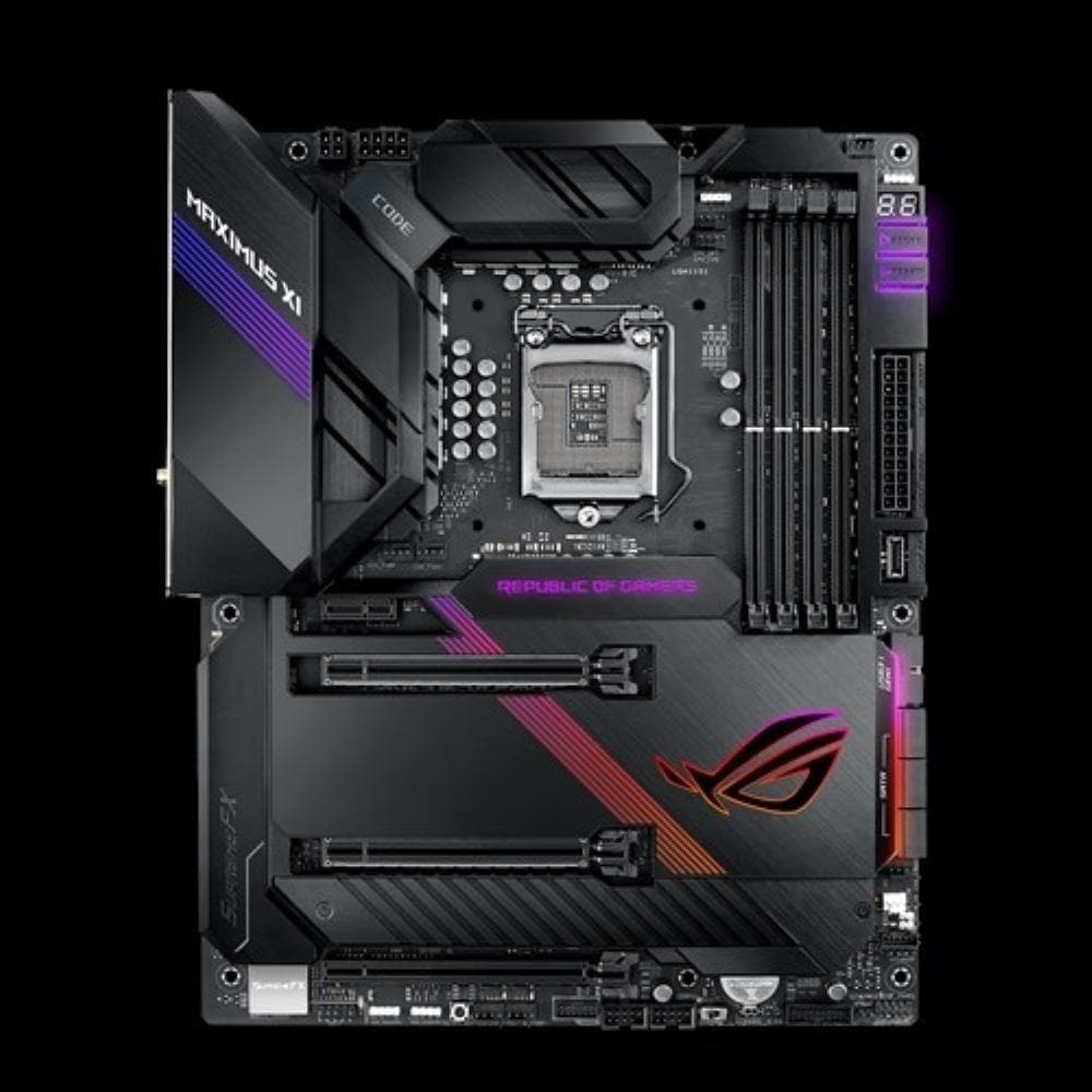 ASUS ROG Maximus XI Code Z390 ATX Gaming Motherboard - LGA 1151 Socket, DDR4, Dual M.2, Wi-Fi, 3-Year Warranty - Perfect for High-End PC Gaming & Content Creation