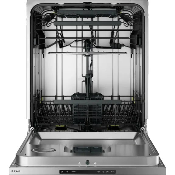 ASKO 60cm XL BI Logic Dishwasher - Stainless Steel Built-In Dishwasher for Large Families | Energy Efficient & Ultra Quiet | Perfect for Open Kitchen Designs