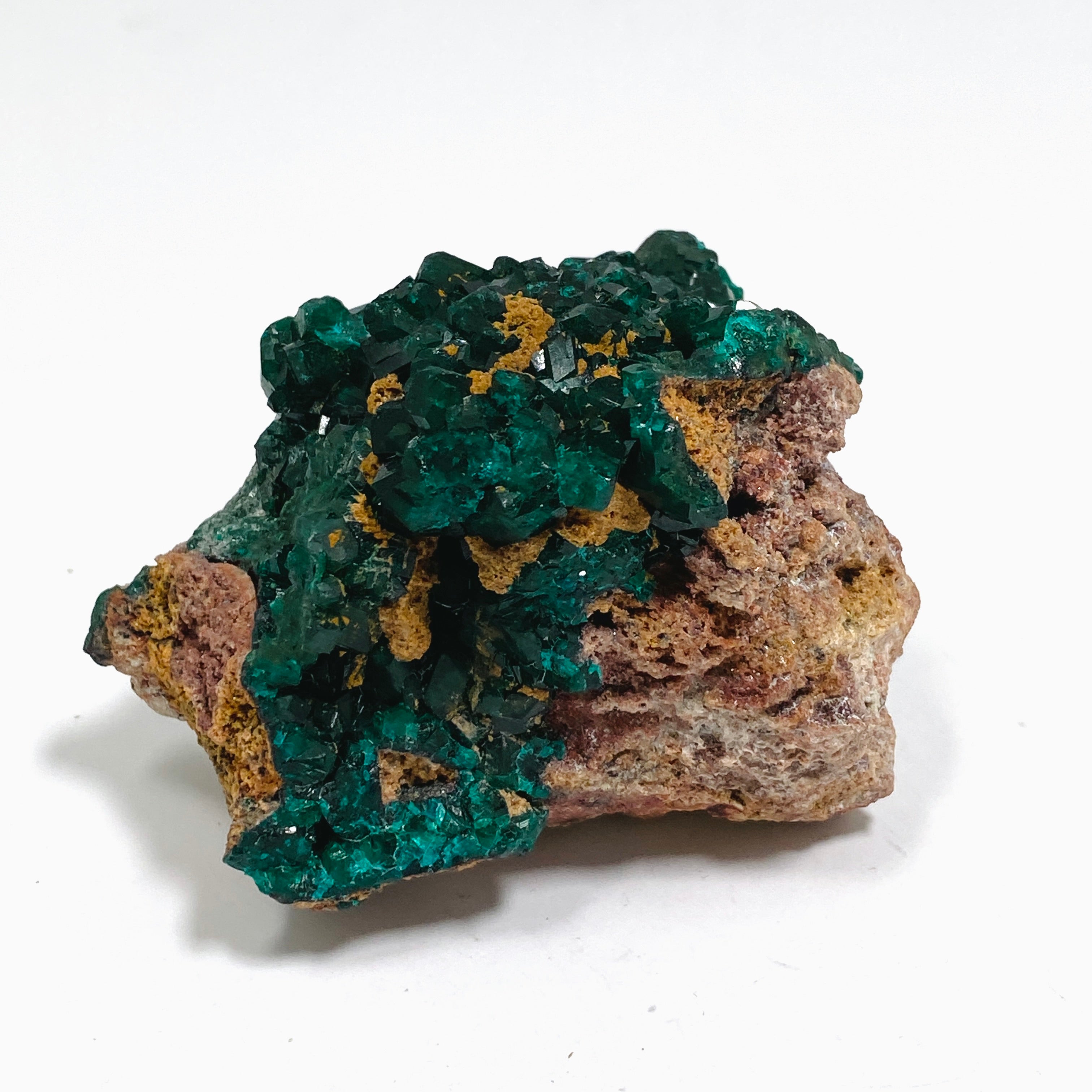 Natural Dioptase Crystal Specimen from Congo - Rare Mineral Collection (CR3744) | Healing Crystals, Meditation & Home Decor