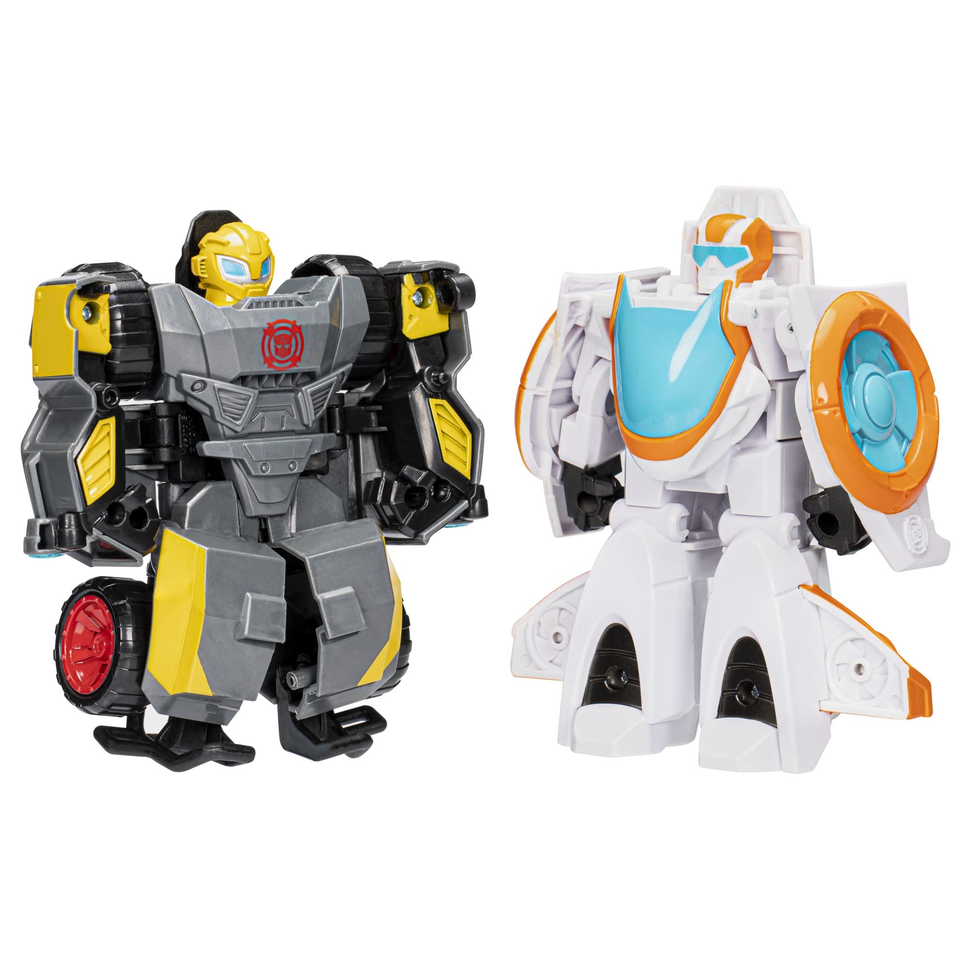 Transformers Toys Space Blast 2-Pack - Bumblebee & Autobot Blades 4.5-Inch Action Figures for Kids Ages 3+ | Amazon Exclusive Robot Toys | Perfect for Playtime, Collecting & Birthday Gifts