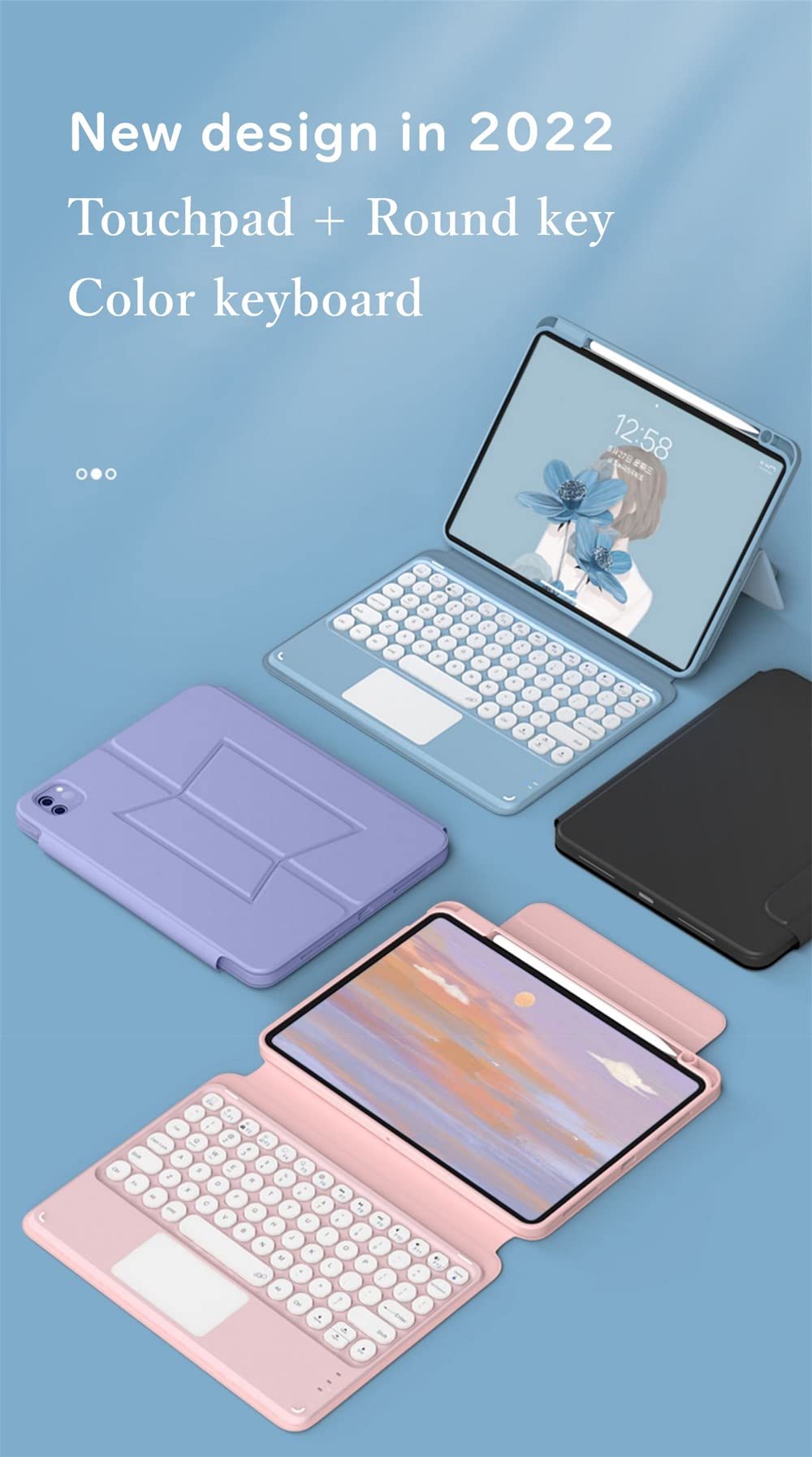 Magnetic Keyboard Case for iPad Air 11
