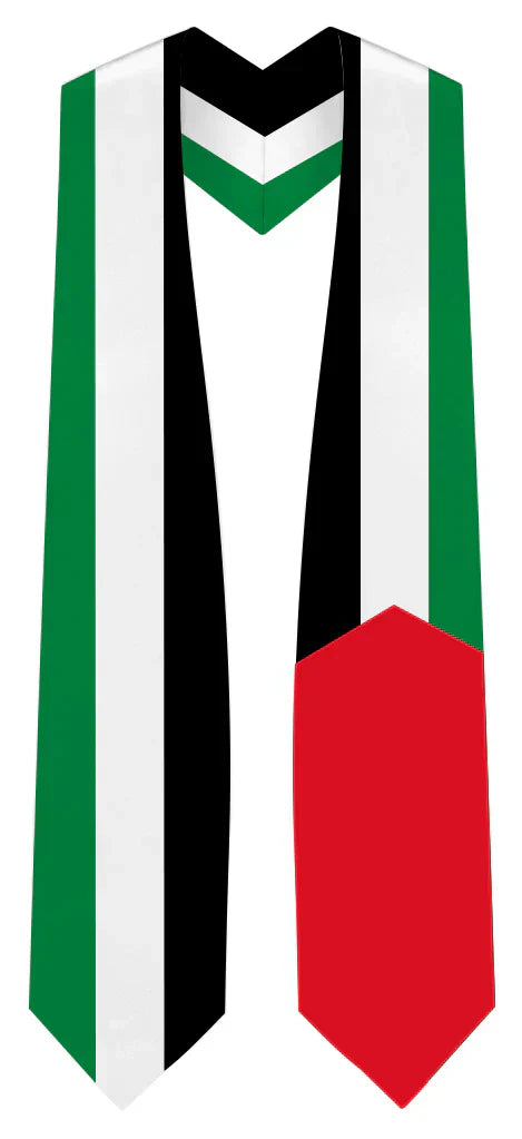 International Flag Graduation Stole - Multicolor Sash for Graduation Ceremony - Perfect for High School & College Commencement