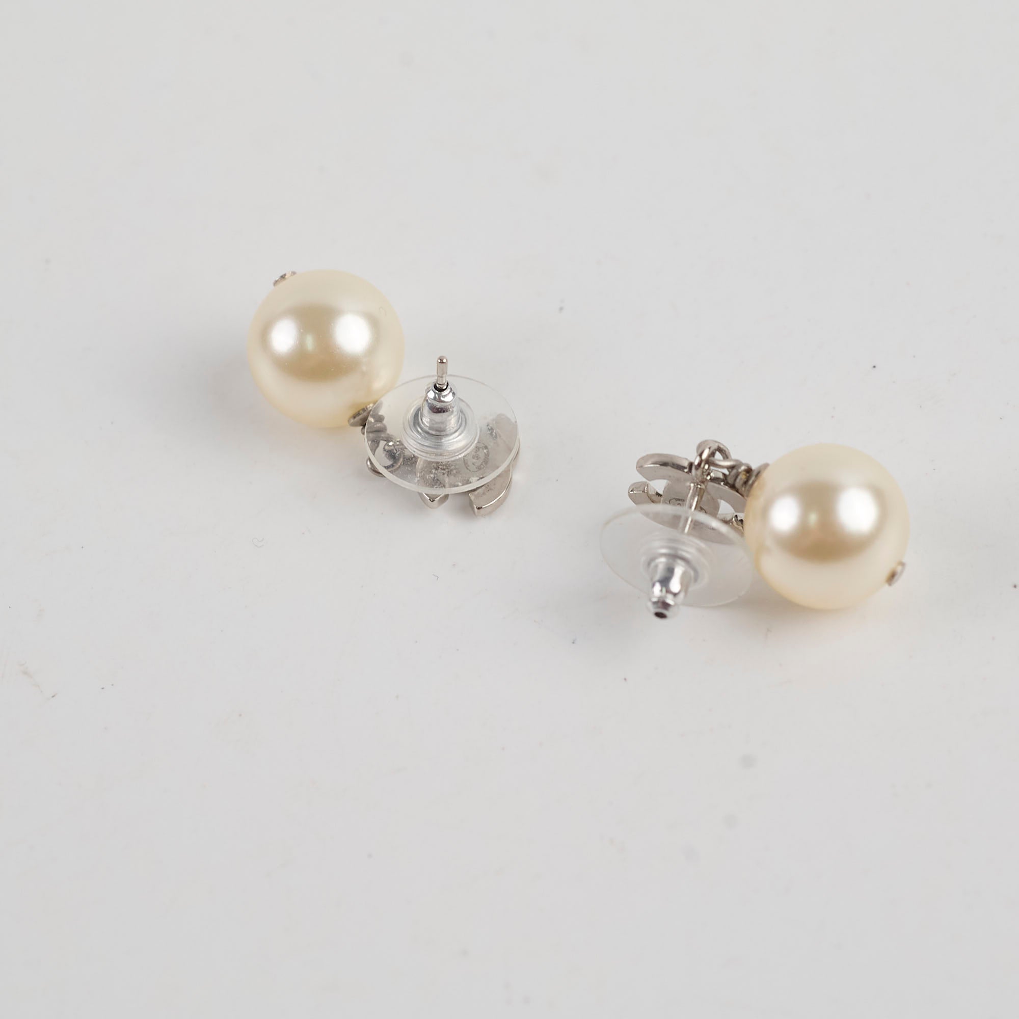 Chanel CC Pearl Drop Earrings - Luxury Fashion Jewelry for Women | Perfect for Parties, Weddings & Special Occasions