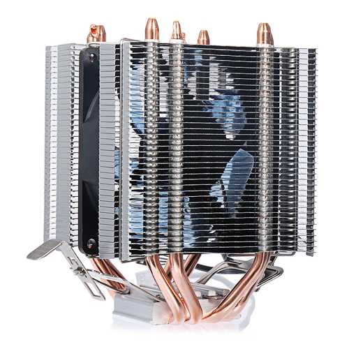 High Performance Aluminum LED CPU Cooler with Heat Sink - Compatible with Intel LGA 1156/1155/1150/775 & AMD - Perfect for Gaming PCs and Workstation Builds