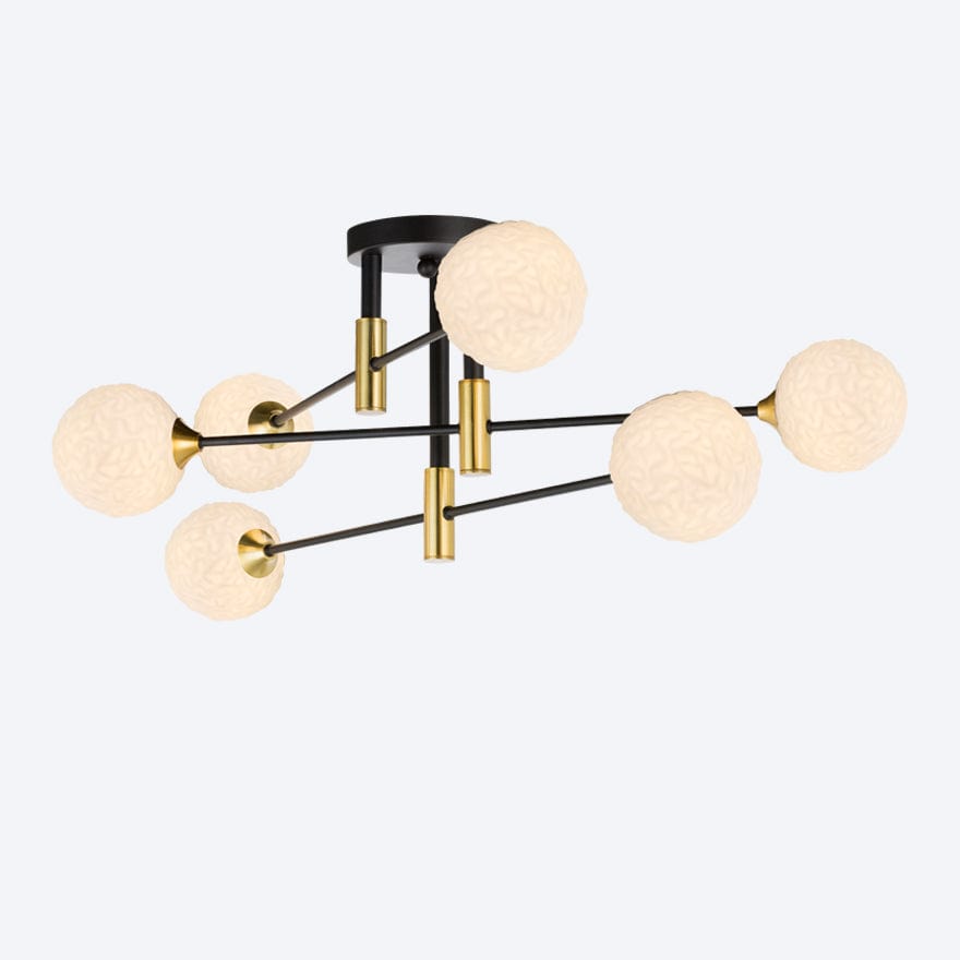 APENERA Modern Ceiling Light Fixture - Energy Efficient LED Flush Mount for Living Room, Bedroom, Kitchen & Office Lighting