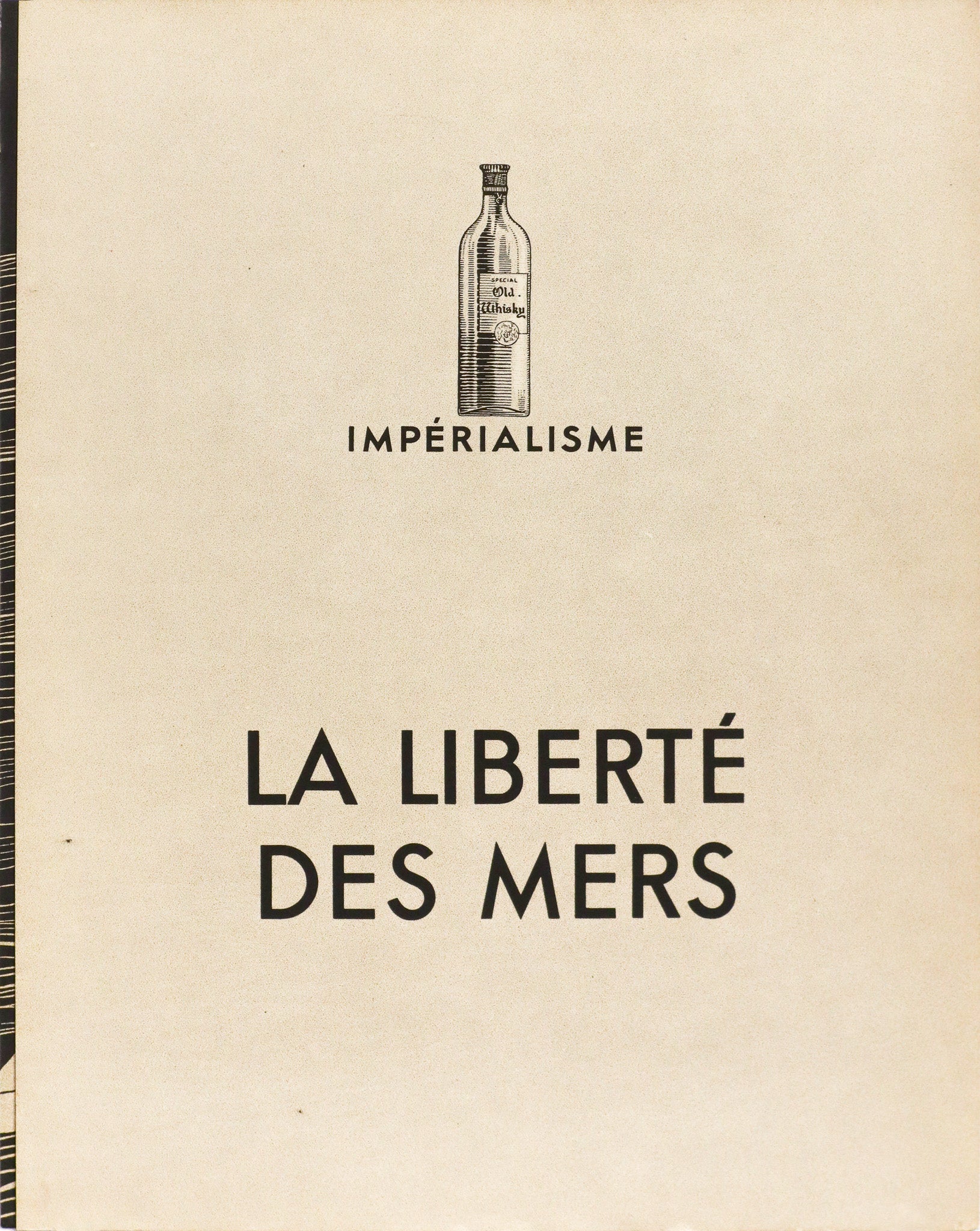 1930s Vintage French Art Deco Print - Nicolas, Imperialism, Freedom of the Seas by Paul Iribe | Rare Collectible Wall Art for Home & Office Decor