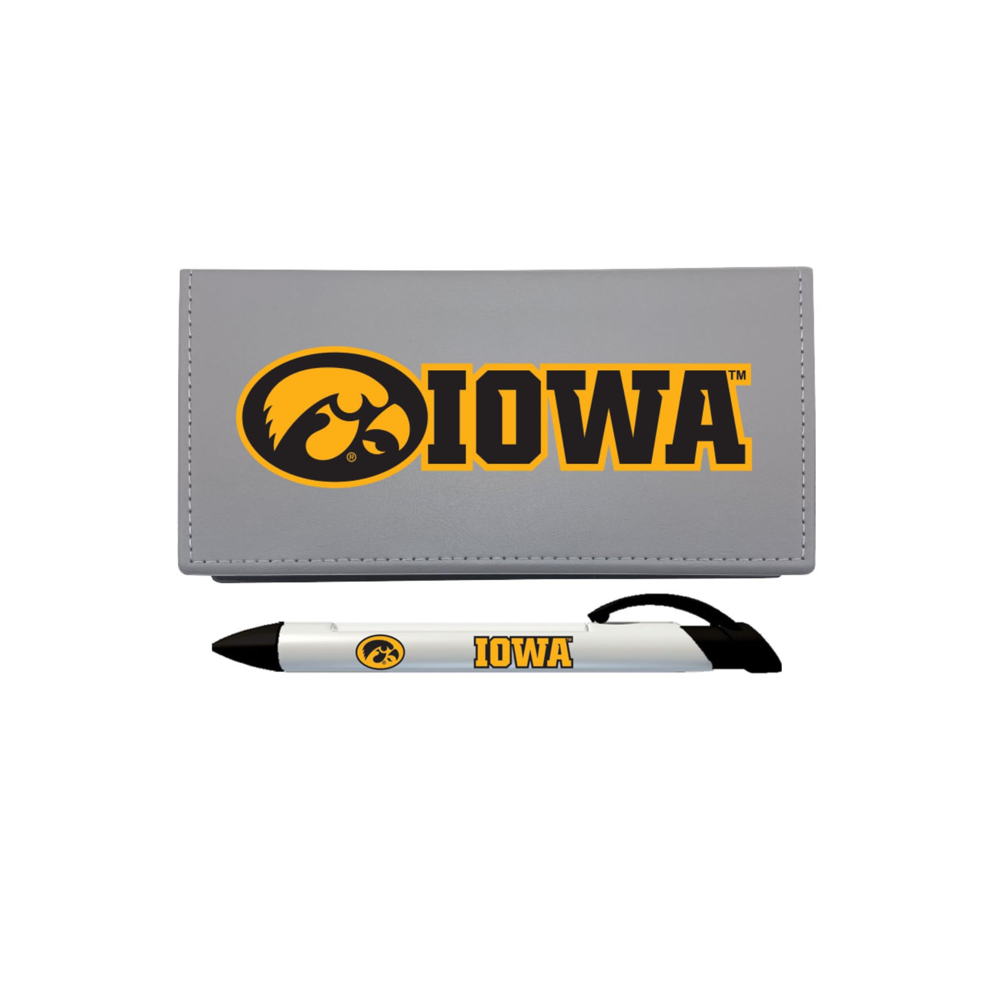 Iowa Sticky Note Desk Set with Rotating Message Pen - Office Supplies for Home & Work (2239) - Perfect for Notes, Reminders & Organization