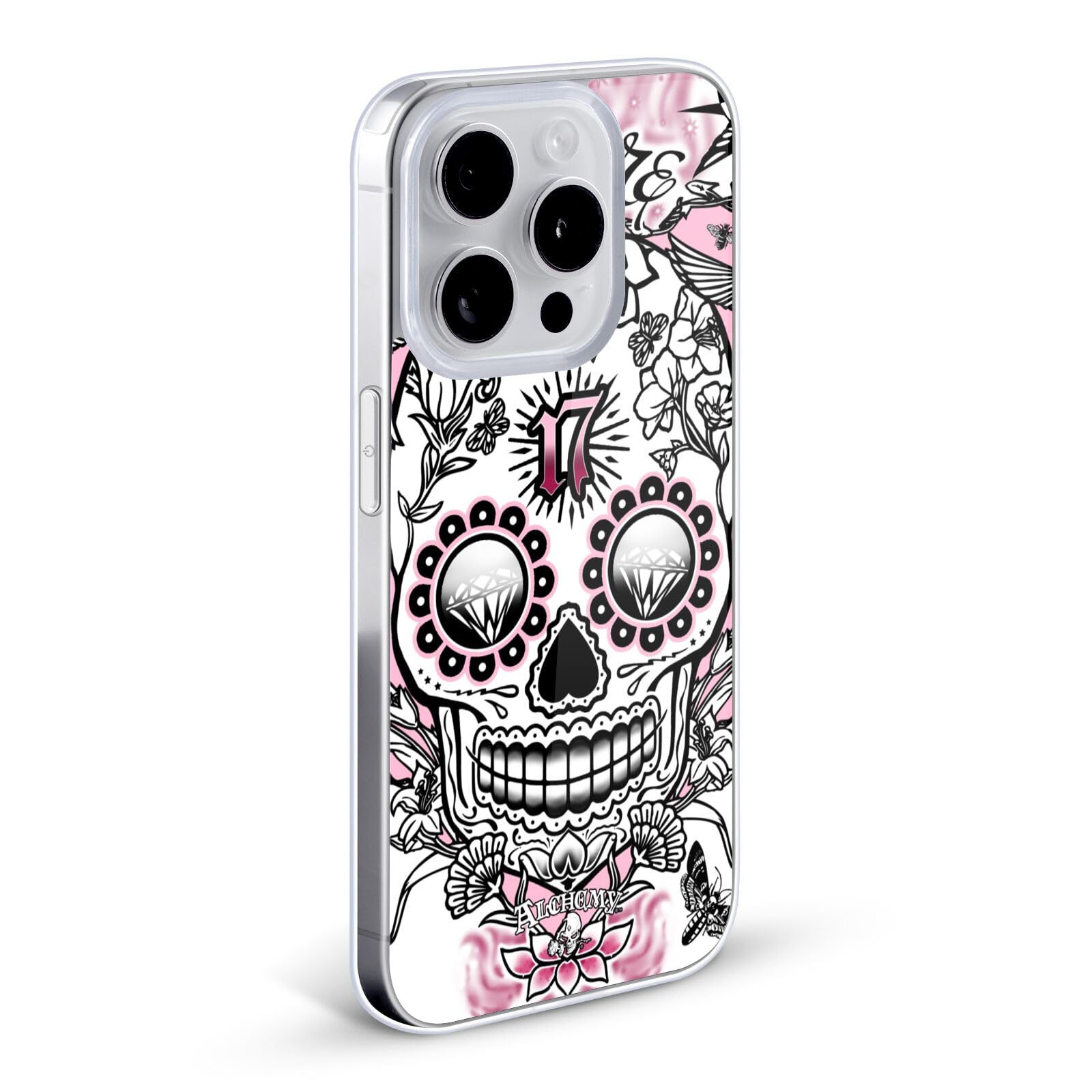 Officially Licensed Alchemy Gothic Amore Skull Soft Gel Case for Apple iPhone 11 Pro - Gothic Style Protective Phone Cover for Everyday Use & Special Occasions