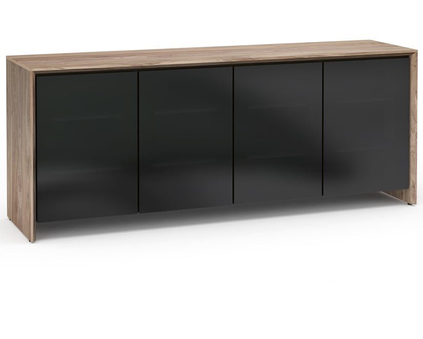 Salamander Designs Barcelona 347 Audio Cabinet - Premium TV Stand with Built-in Cable Management for Home Theater & Living Room Entertainment Systems