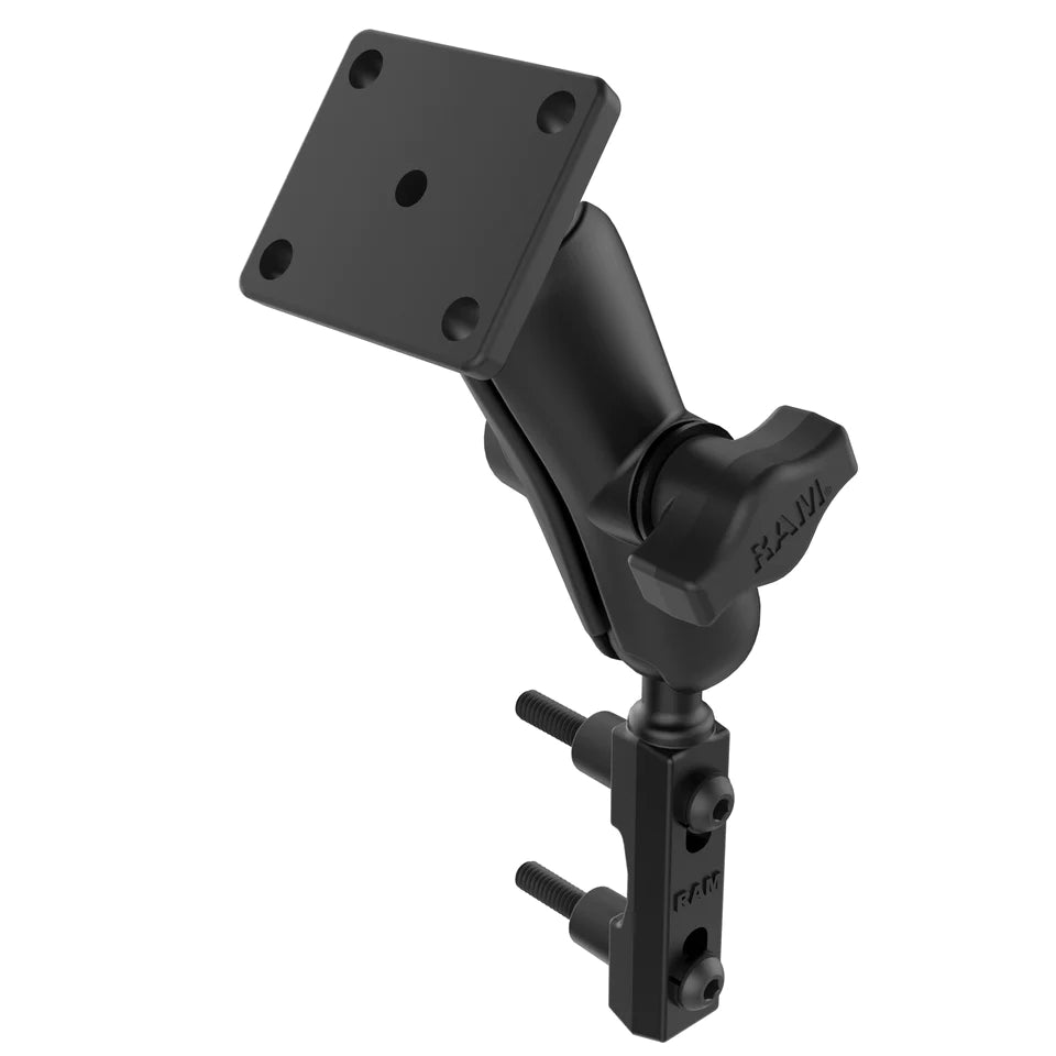 RAM B-178U Garmin zumo 400/660 Motorcycle Handlebar Mount - Durable GPS Holder for Adventure Riding & Long-Distance Touring