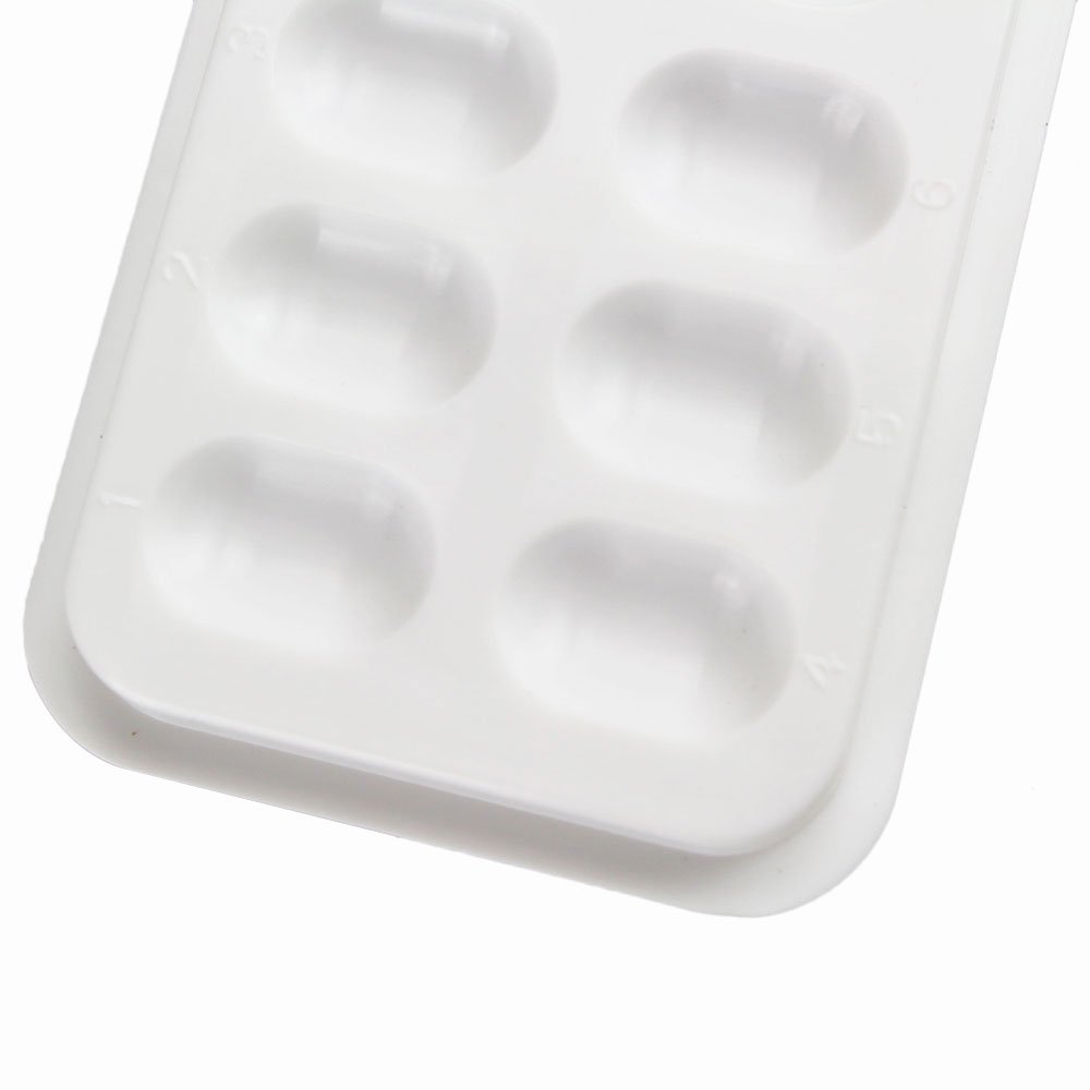 Airgoesin 2-Piece Dental Oral Synthetic Acrylic Resin Teeth Shade Guide Box with Color Toning Tray - Perfect for Dentists, Dental Labs & Teeth Whitening Professionals