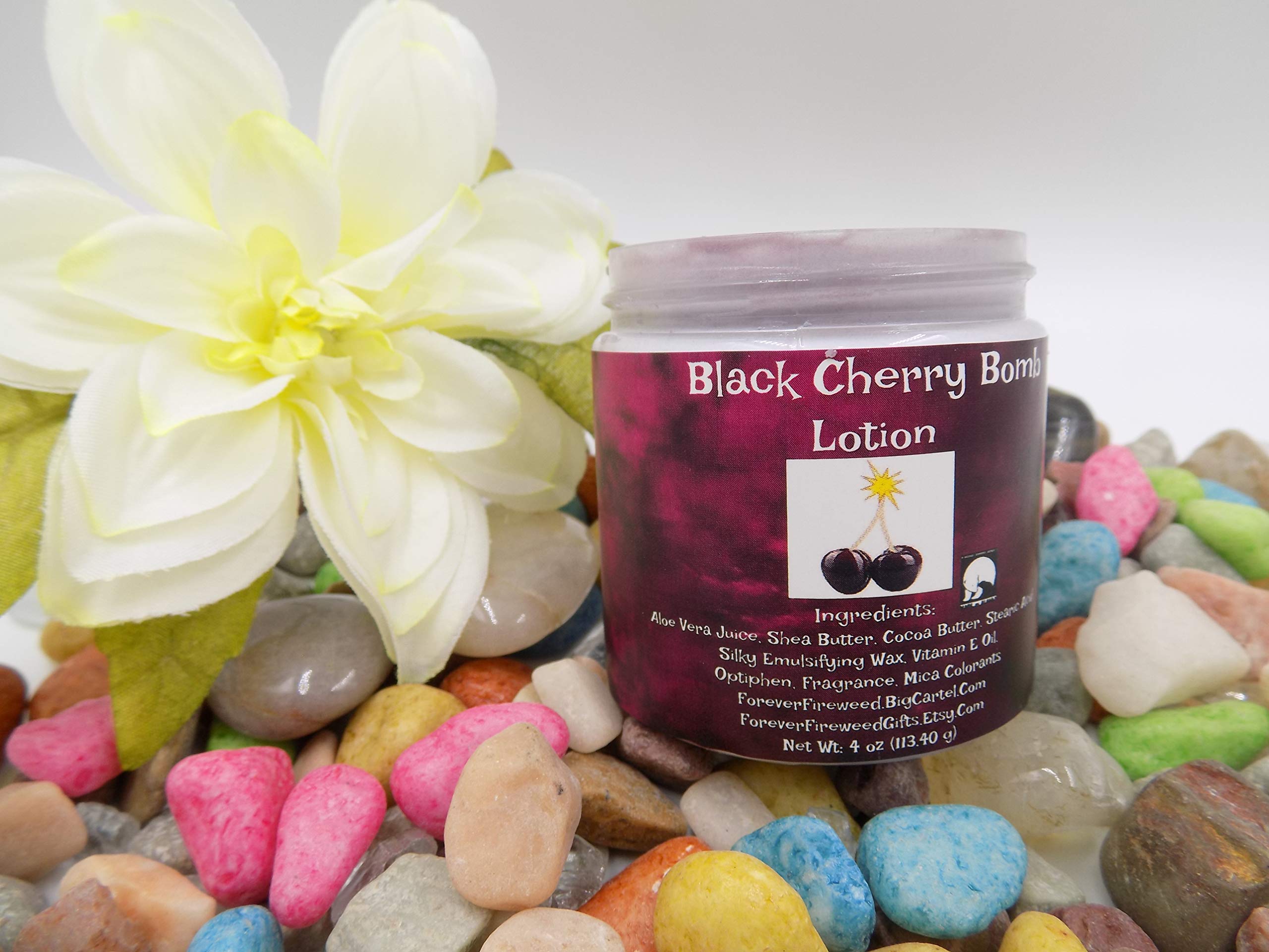 Black Cherry Bomb Hand & Body Lotion - Moisturizing & Nourishing Skin Care for Dry Skin - Perfect for Daily Hydration & Spa Nights