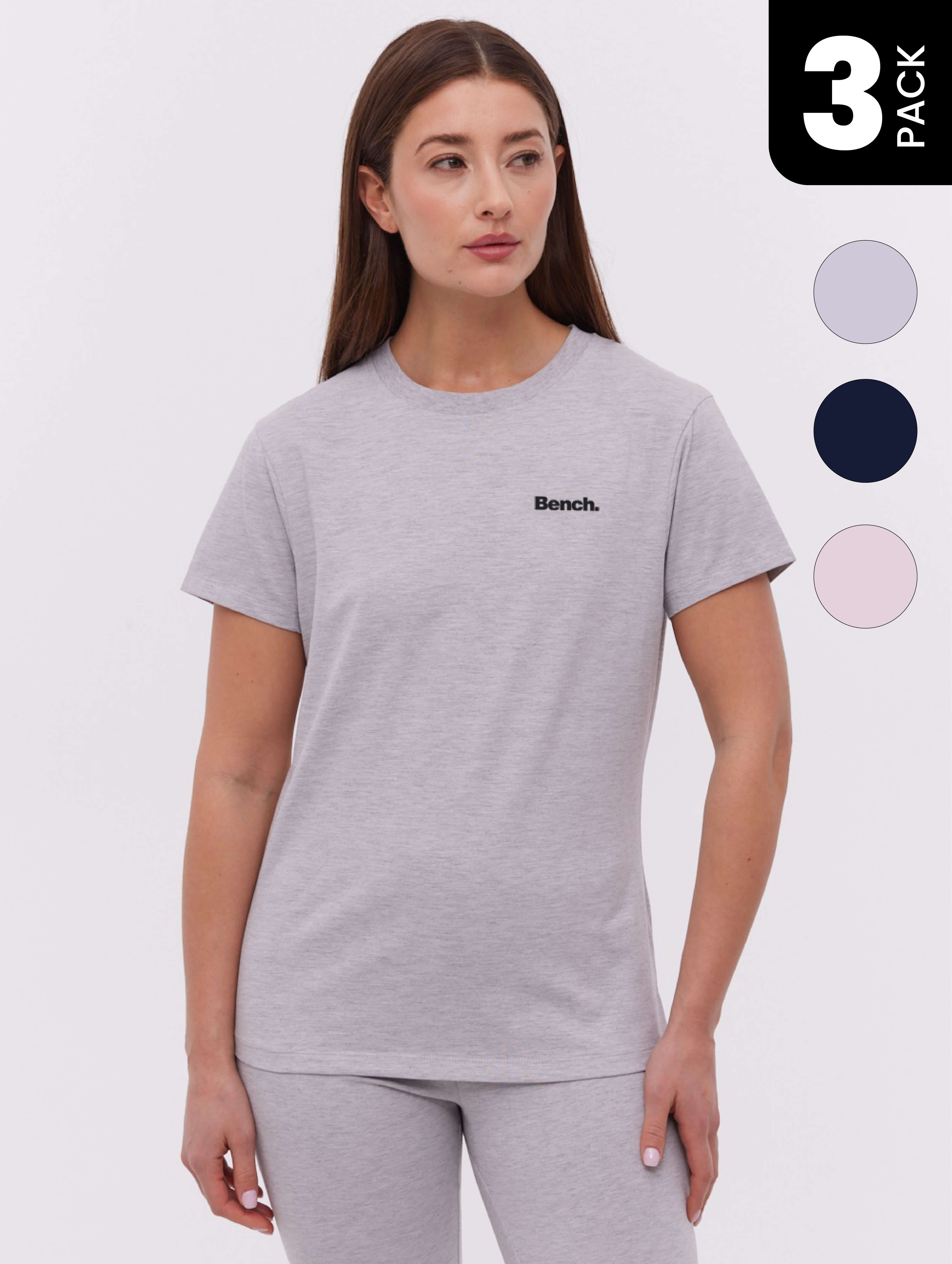 Liah Emblem Graphic T-Shirts 3 Pack - Soft Cotton Crewneck Tees for Men & Women - Casual Everyday Wear, Gym, and Street Style Outfits