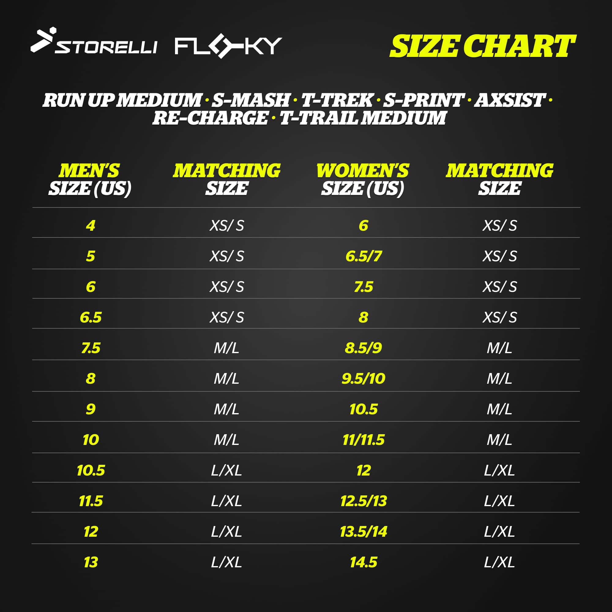 Storelli Run Up Socks by Floky - High Performance Running Socks for Men & Women, Breathable Compression Athletic Socks for Marathon, Jogging & Workout - Enhance Speed & Reduce Fatigue