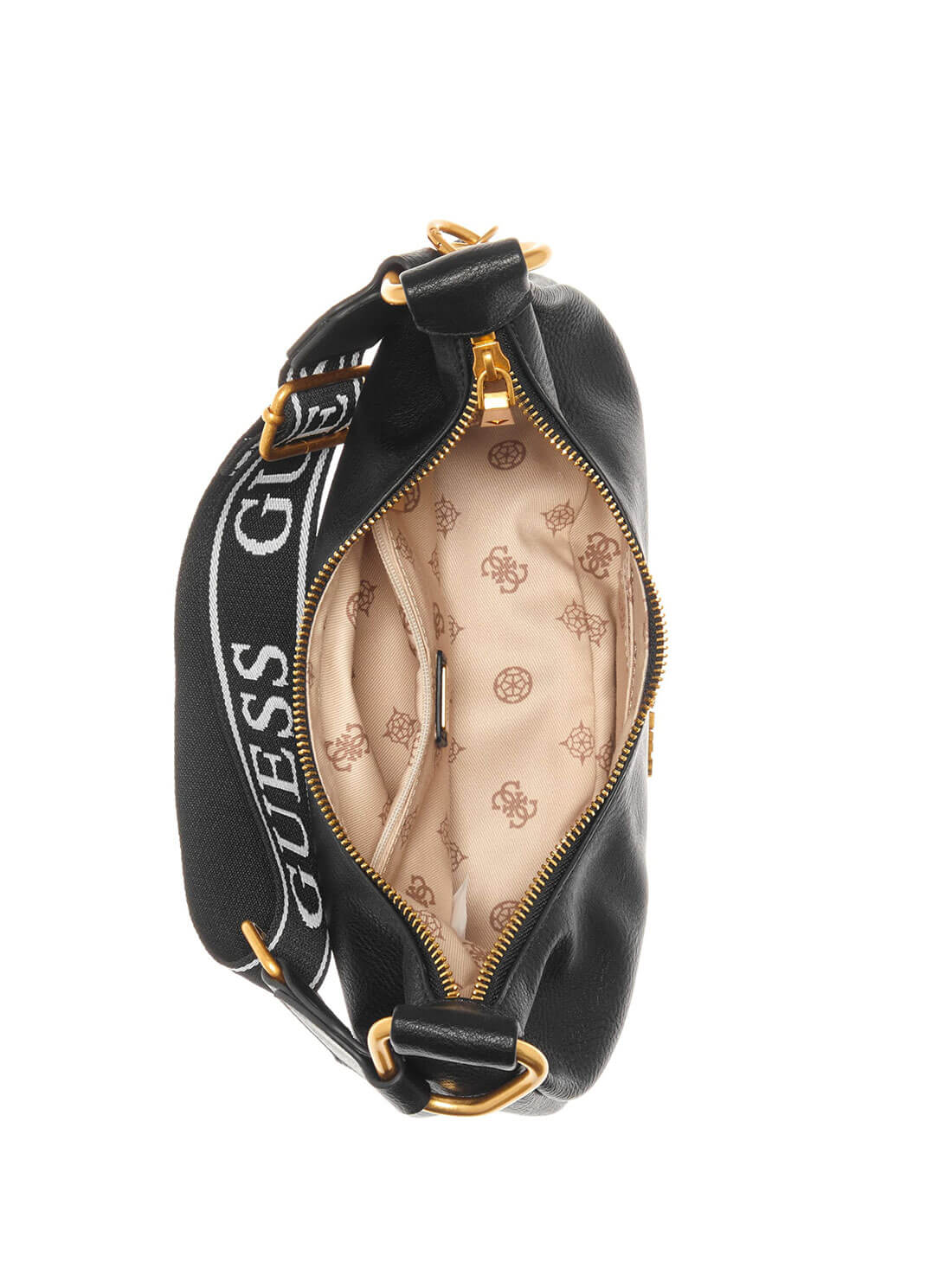 Black Natalya Mini Hobo Shoulder Bag for Women - Stylish Crossbody Purse for Everyday Use, Work & Travel | Compact & Lightweight Handbag