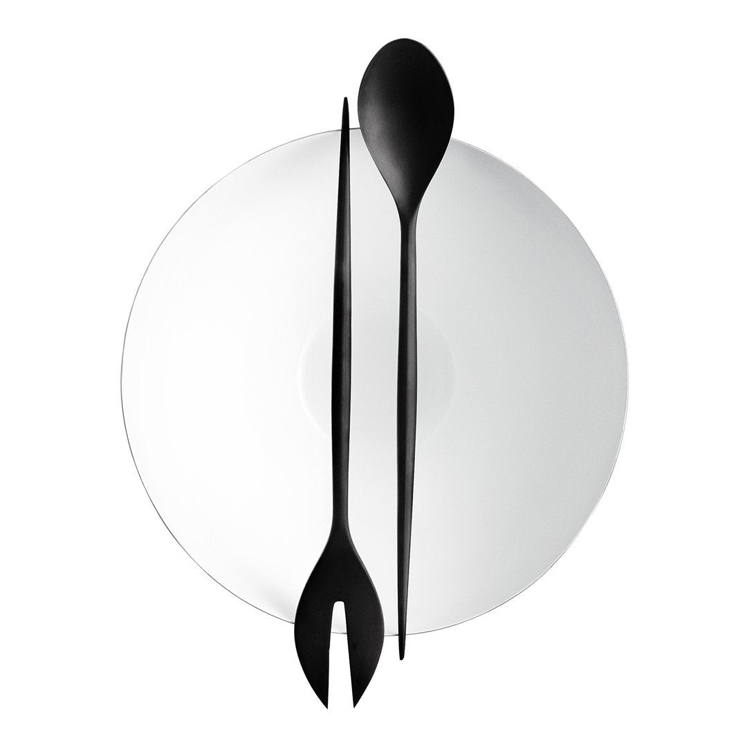 Premium Krenit Salad Serving Set - 8-Piece Stainless Steel Utensils for Tossing & Serving | Perfect for Dinner Parties, BBQs & Healthy Meal Prep