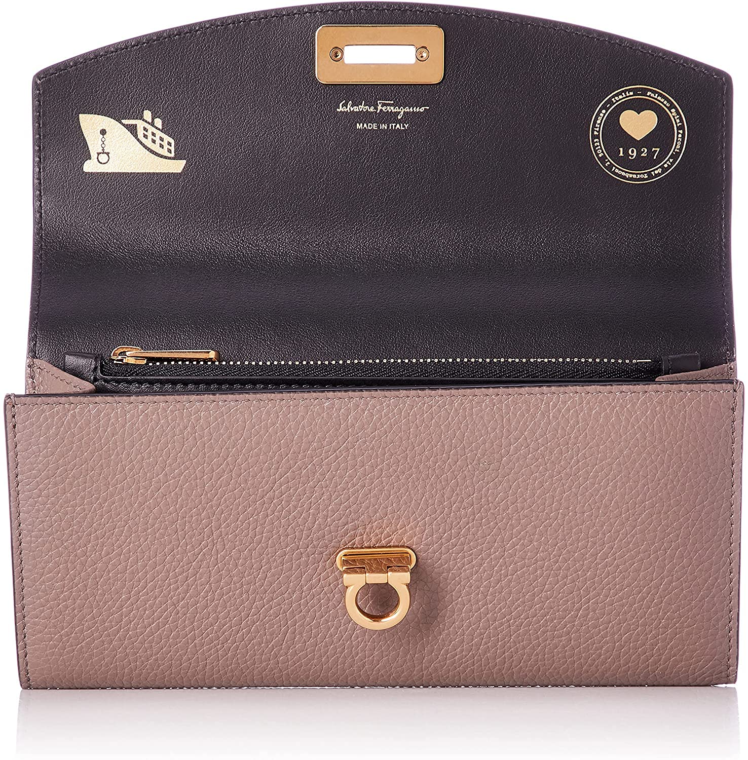 Salvatore Ferragamo Women's Leather Wallet - Luxury Designer Bifold Wallet for Women - Perfect for Everyday Use, Travel & Gift Giving