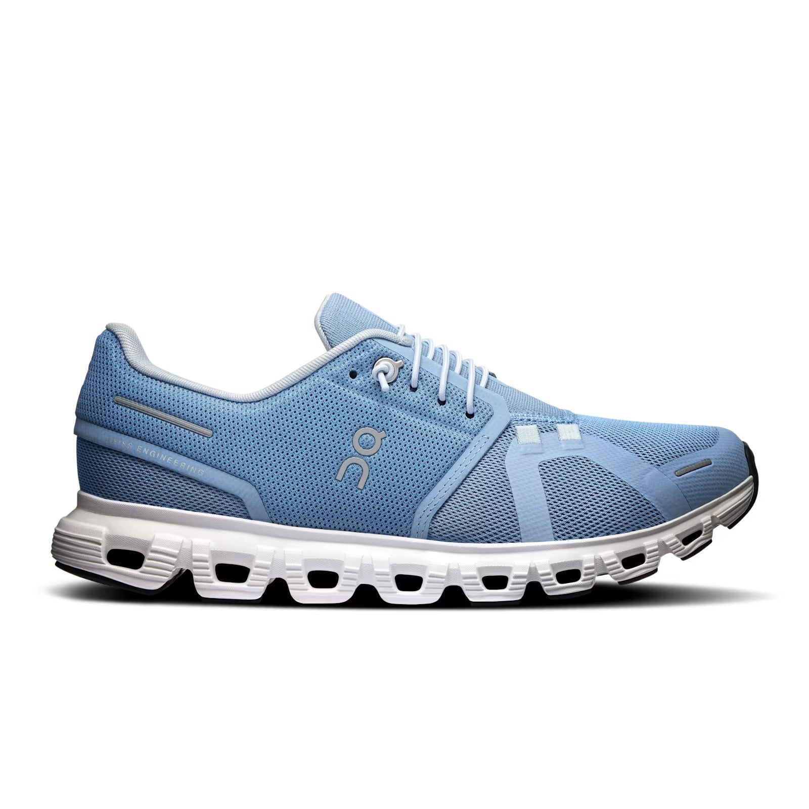 Women's On Running Cloud 6 Sneakers - Lightweight Running Shoes in Chambray Blue for Jogging, Gym Workouts & Casual Wear