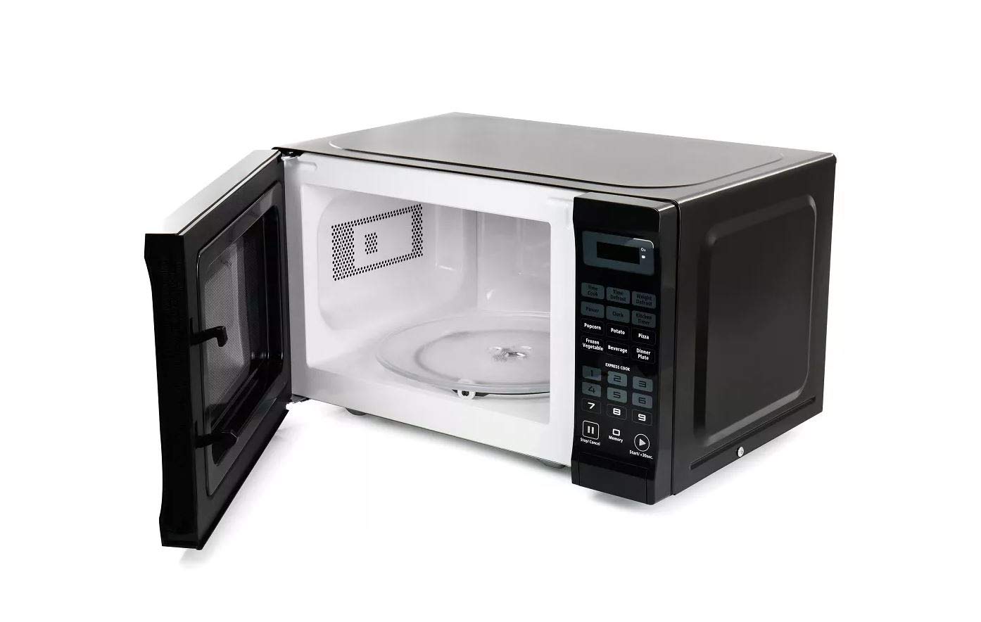 Black & Decker EM720CPI-PMB 700-Watt Compact Microwave Oven, 0.7 Cu. Ft, Black - Perfect for Dorms, Offices & Small Kitchens