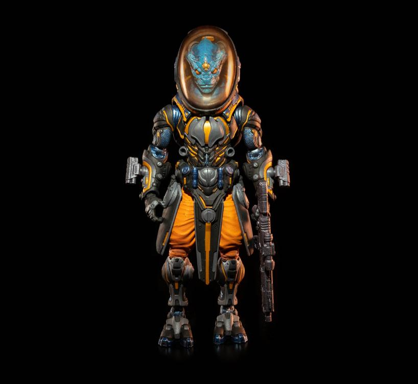 Four Horsemen Studio Mythic Legions 1/12 Scale 9-Inch Action Figure - Cosmic Legions Hvalkatar: Book One Thygar Deluxe Collectible Figure for Display & Role-Playing | Perfect for Collectors, Cosplay & Fantasy Scenes