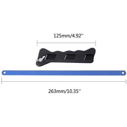 Adjustable Plastic Hand Saw - Mini Multifunctional Pocket Saw with Replaceable Blades (40JE) - Perfect for Camping, Hiking, DIY Projects & Outdoor Survival Gear