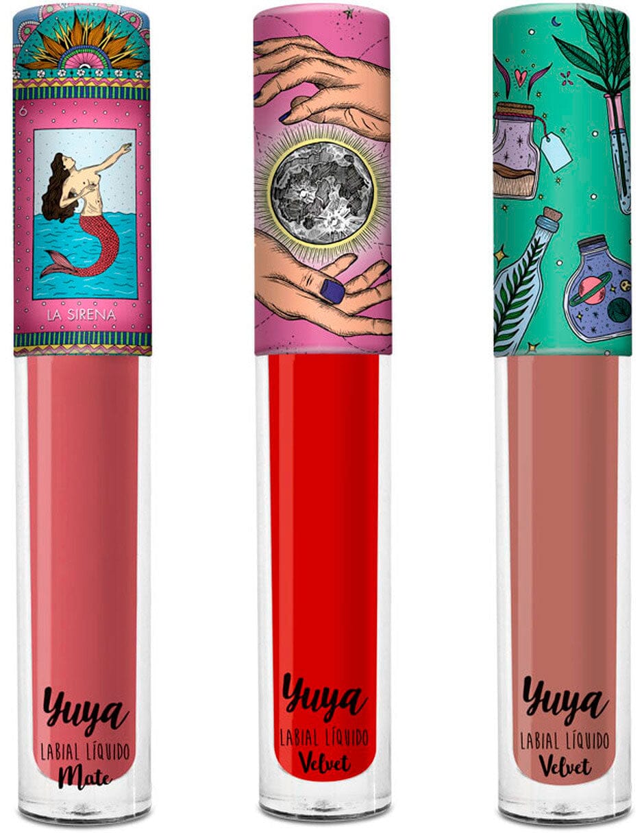 3 Pack Matte Liquid Lipstick Set (Mermaid, Copper, I Love You) - Long Lasting, Waterproof Lip Color for Everyday Wear, Parties & Special Occasions