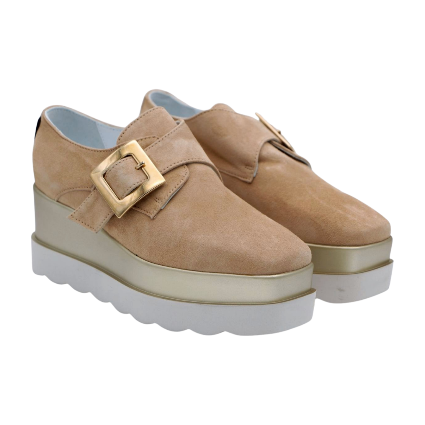 MARCO MOREO Women's ISLA M603 Camel Suede Wedge Sandals - Comfortable & Stylish for Casual Outings, Beach Walks, and Summer Vacations