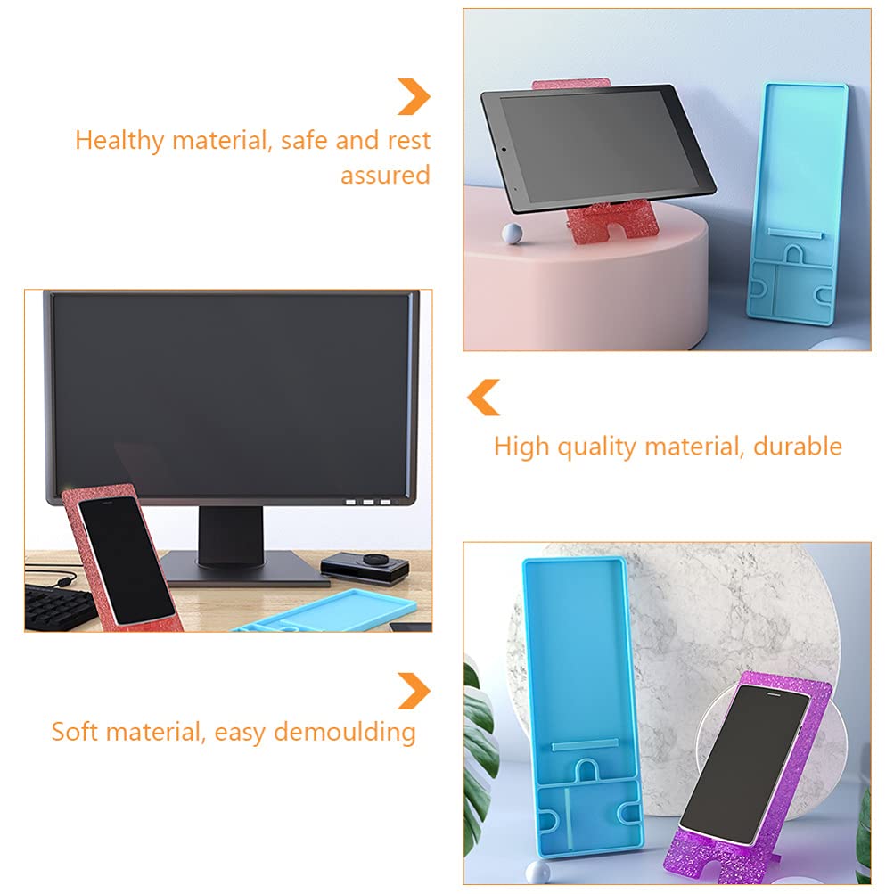 EXCEART Silicone Mold for DIY Phone Holder - Crystal Epoxy Resin Casting Molds for Smartphones, Jewelry Making & Cellphone Bracket - Perfect for Crafting, Home Decor & Gift Making