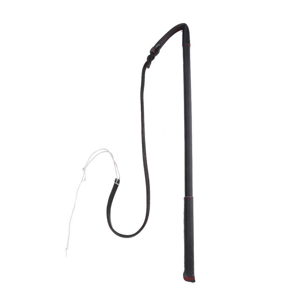 Premium Dog Training Whip - Artificial Cowhide Agitation Stick with Comfort Grip Handle for Medium & Large Dogs | Professional Obedience Tool for Behavior Correction, Agility Training & Outdoor Exercises