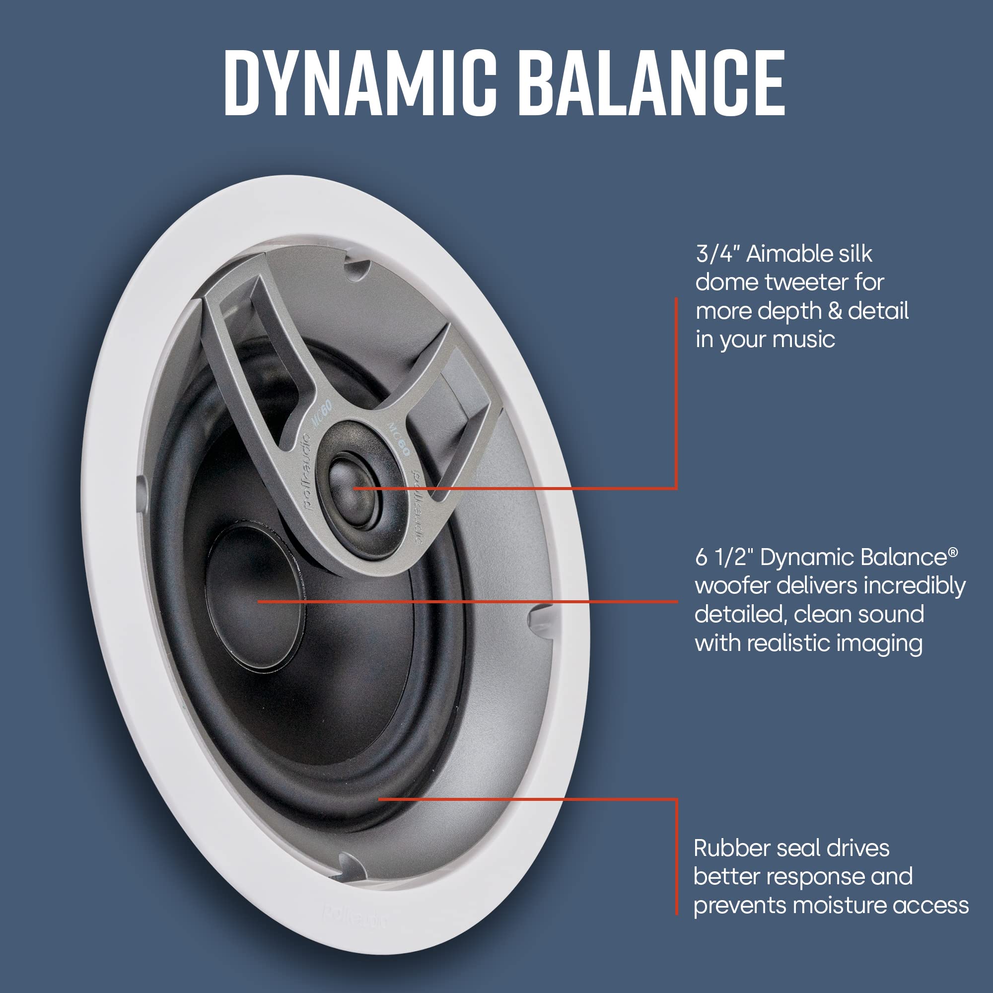 Polk Audio MC60 2-Way 6.5