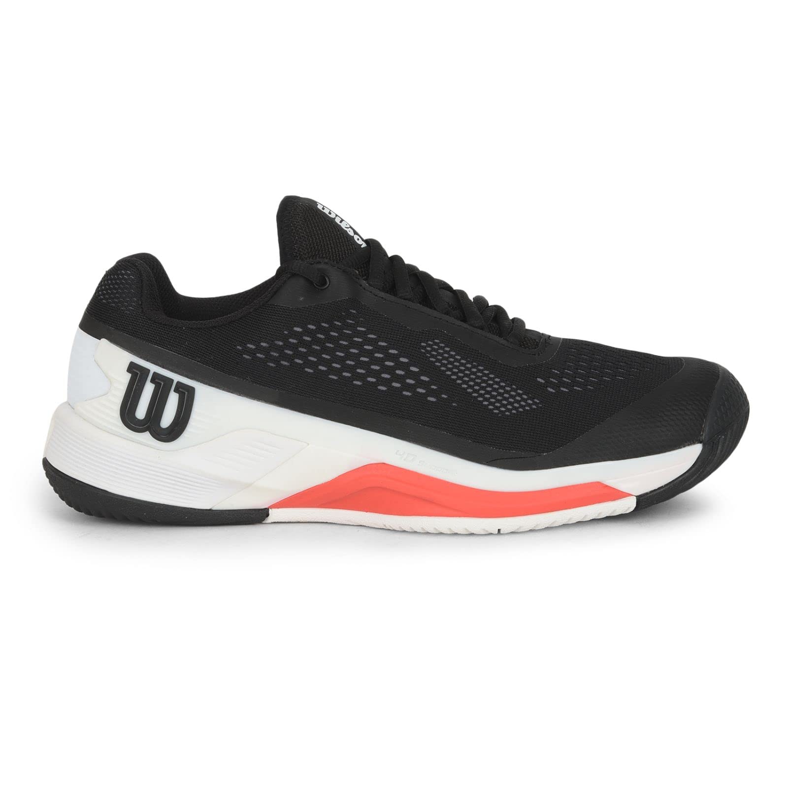 Wilson Men's Rush Pro 4.0 Tennis Shoes - Lightweight Performance Sneakers for Court Sports & Casual Wear