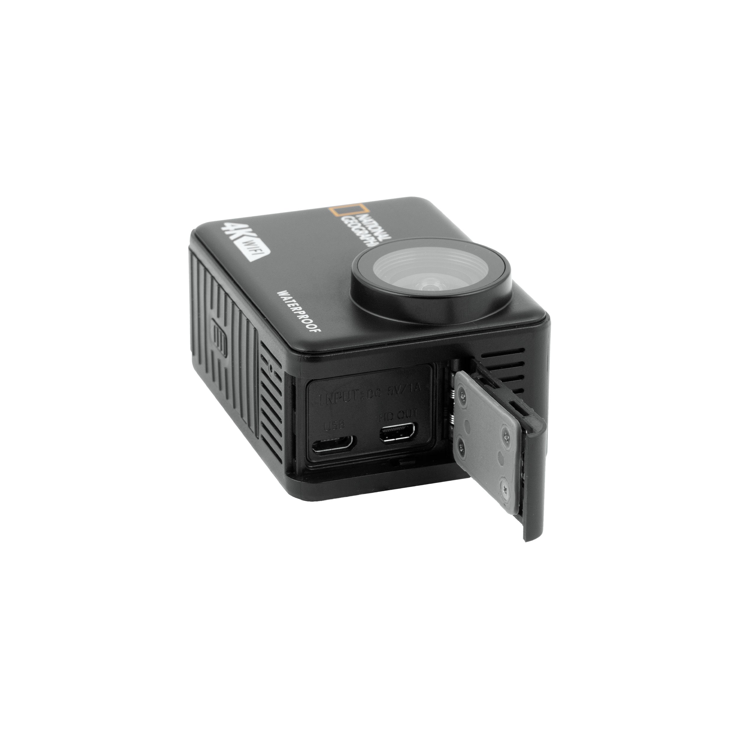 National Geographic 4K Ultra HD Waterproof Action Camera with WiFi - Perfect for Outdoor Adventures, Surfing, Hiking & Vlogging