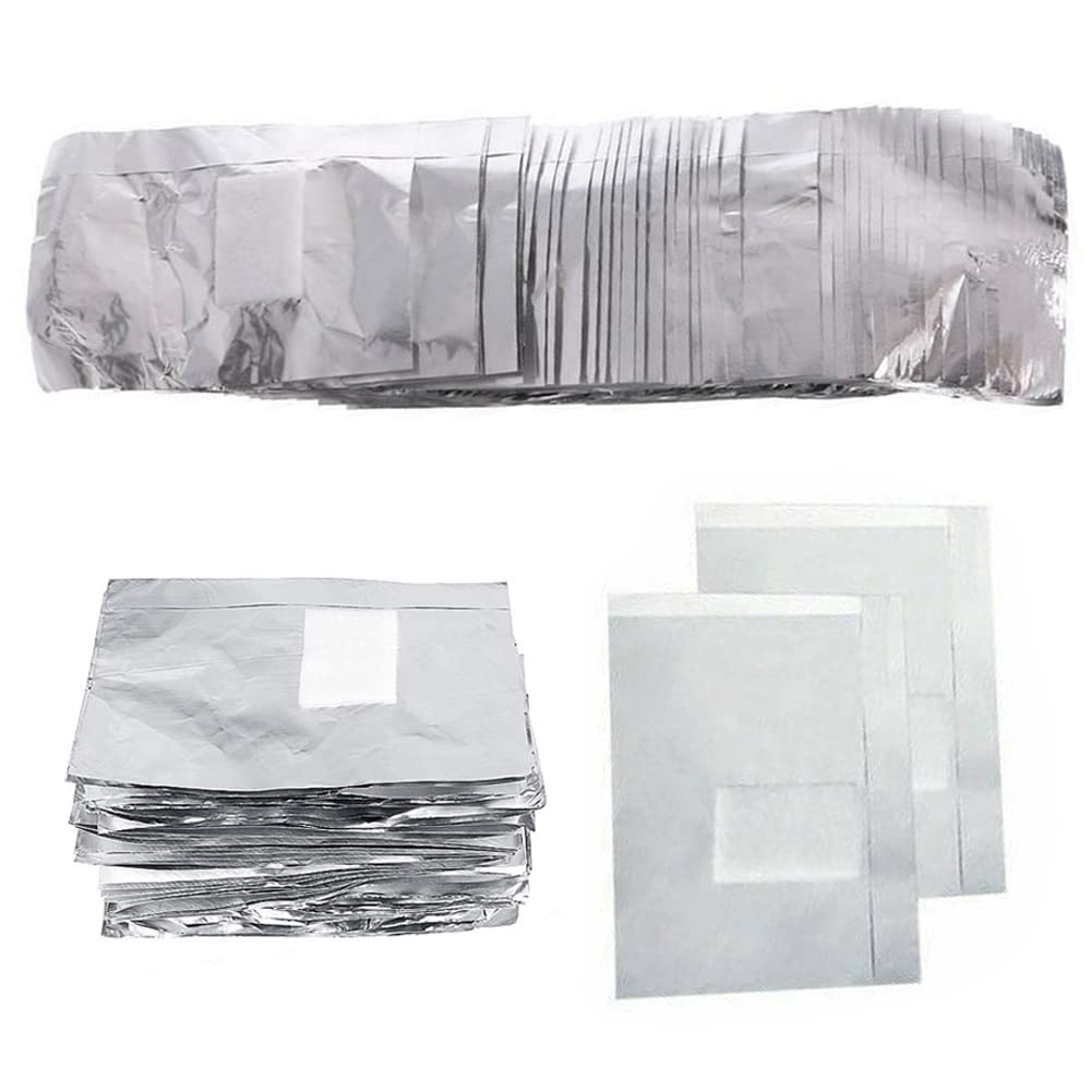 200Pcs Nail Polish Remover Wraps - Aluminium Foil Soak Off Gel Polish Remover with Lint-Free Cotton Pads - Professional Nail Art Removal Tool for Salon & Home Manicure - Perfect for Gel, Acrylic & Dip Powder Nail Removal