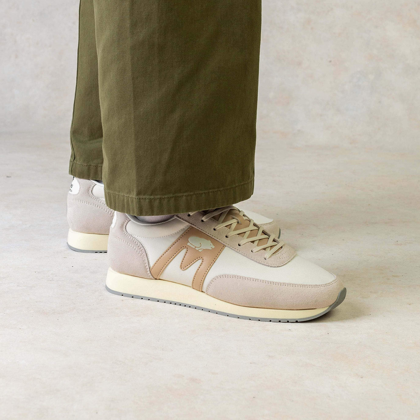 ALBATROSS 82 Sneakers - Whitecap Gray & Toasted Almond Colorway | Comfortable Casual Shoes for Men & Women | Perfect for Walking, Running & Everyday Wear