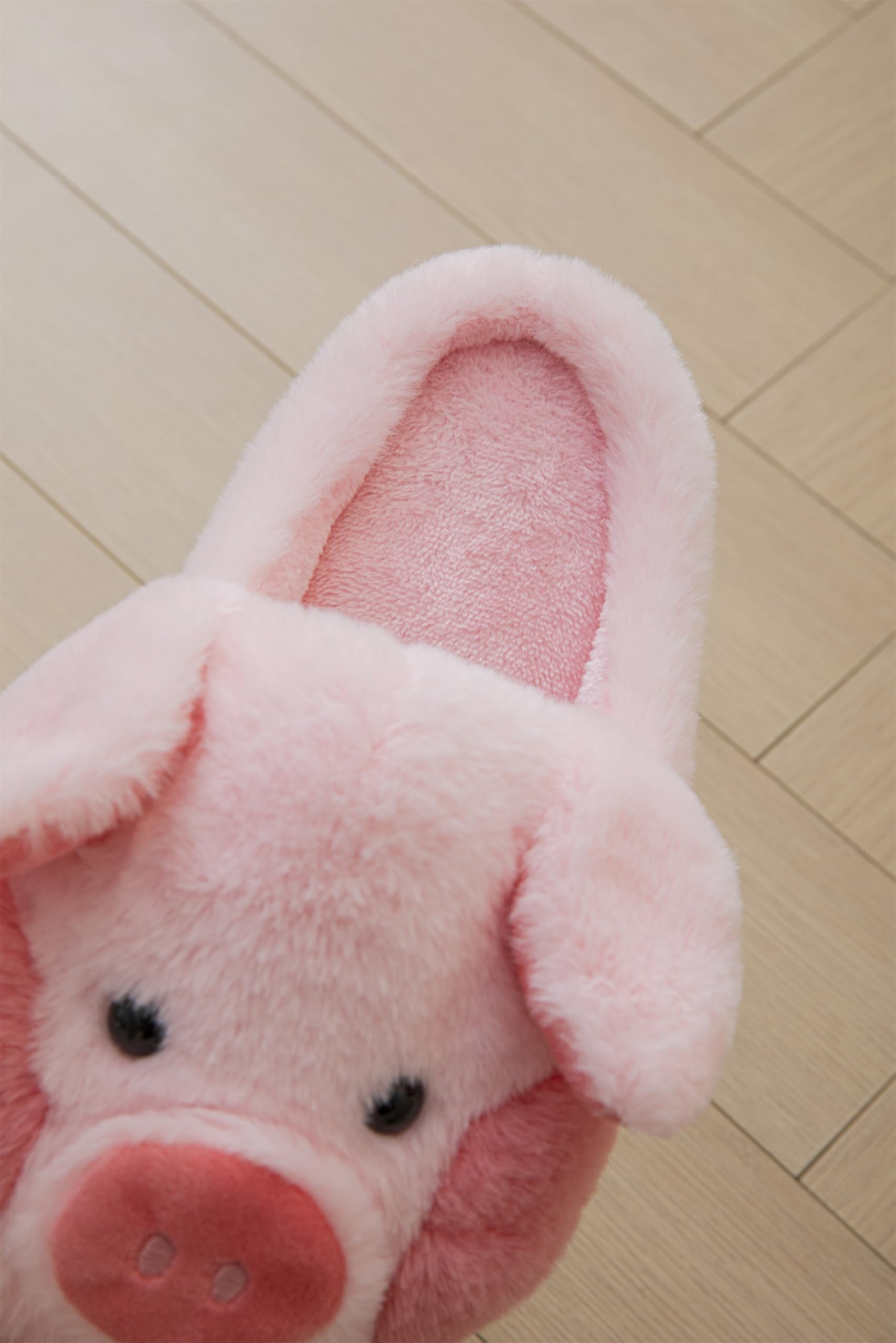 YILANLAN Cozy Adult Cotton Pig Slippers - Soft Plush Animal House Shoes for Women & Men - Perfect for Home, Lounge & Indoor Comfort