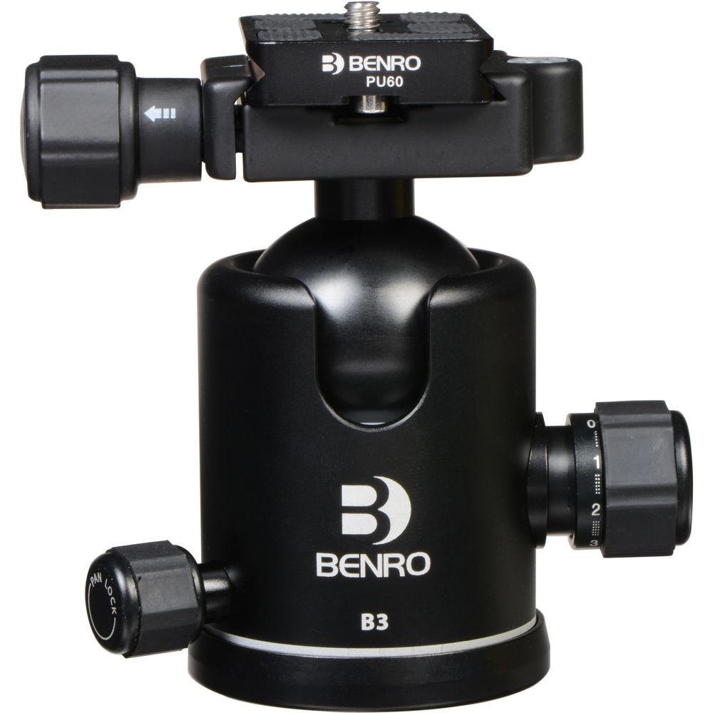 Benro B3 Professional Triple Action Ball Head for DSLR Cameras - Perfect for Photography, Videography, and Travel Shooting